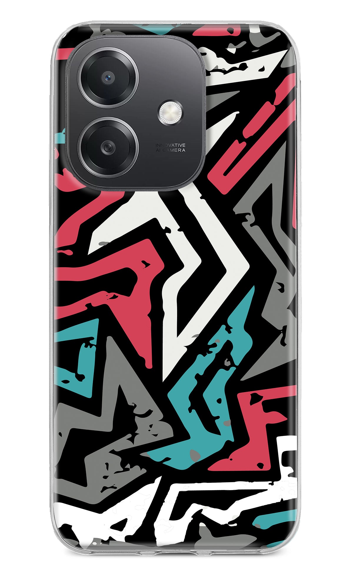 Geometric Graffiti OPPO A3x Back Cover