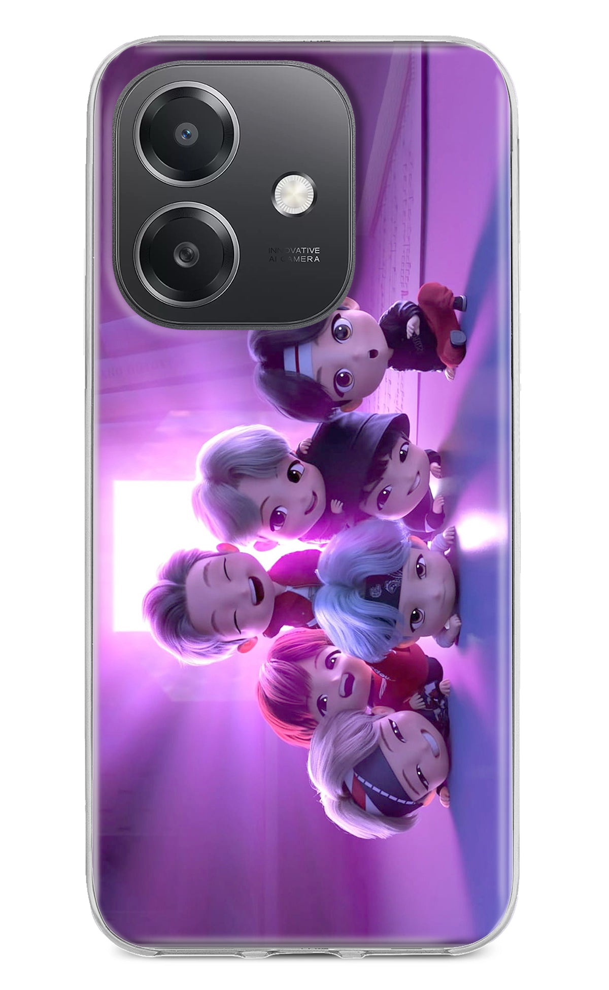 BTS Chibi OPPO A3x Back Cover