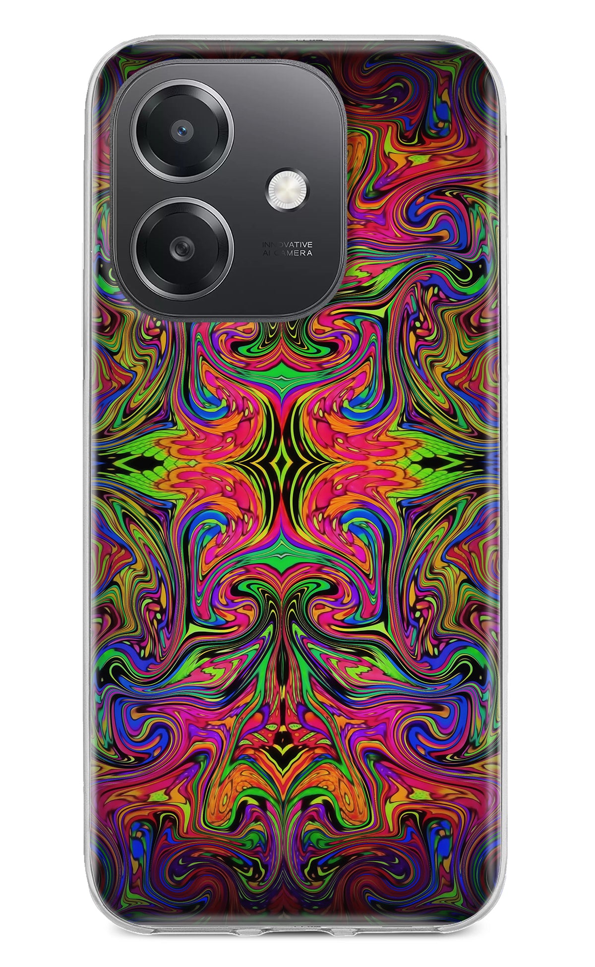 Psychedelic Art OPPO A3x Back Cover