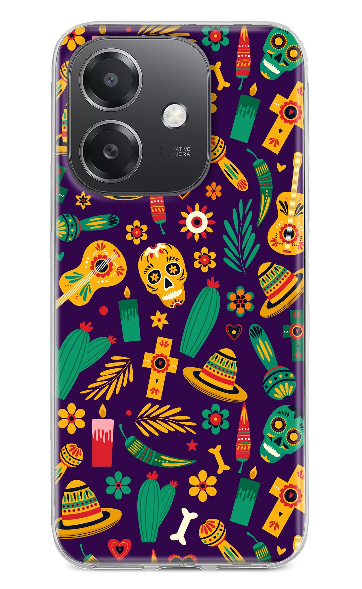 Mexican Artwork OPPO A3x Back Cover