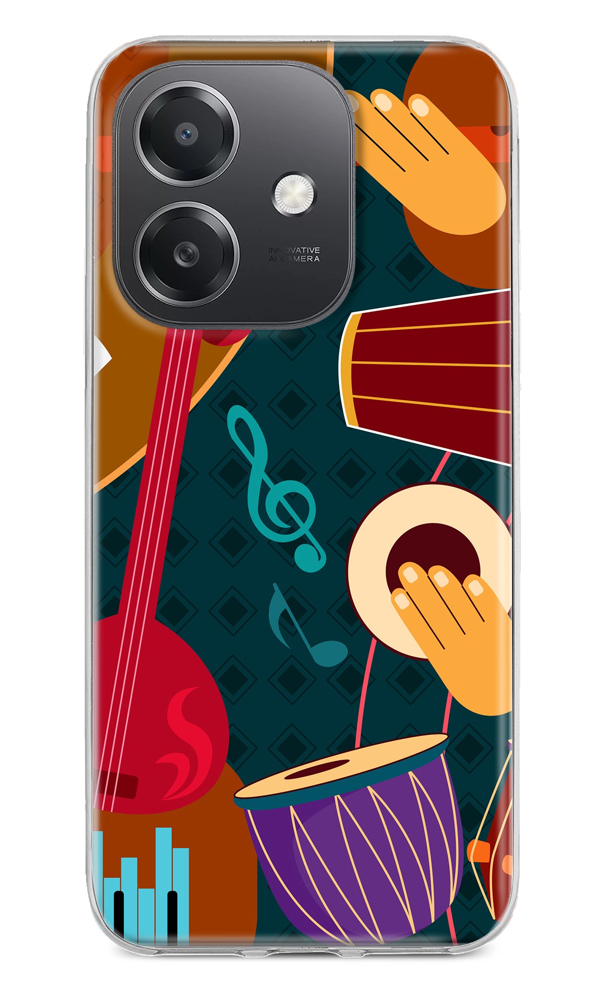 Music Instrument OPPO A3x Back Cover