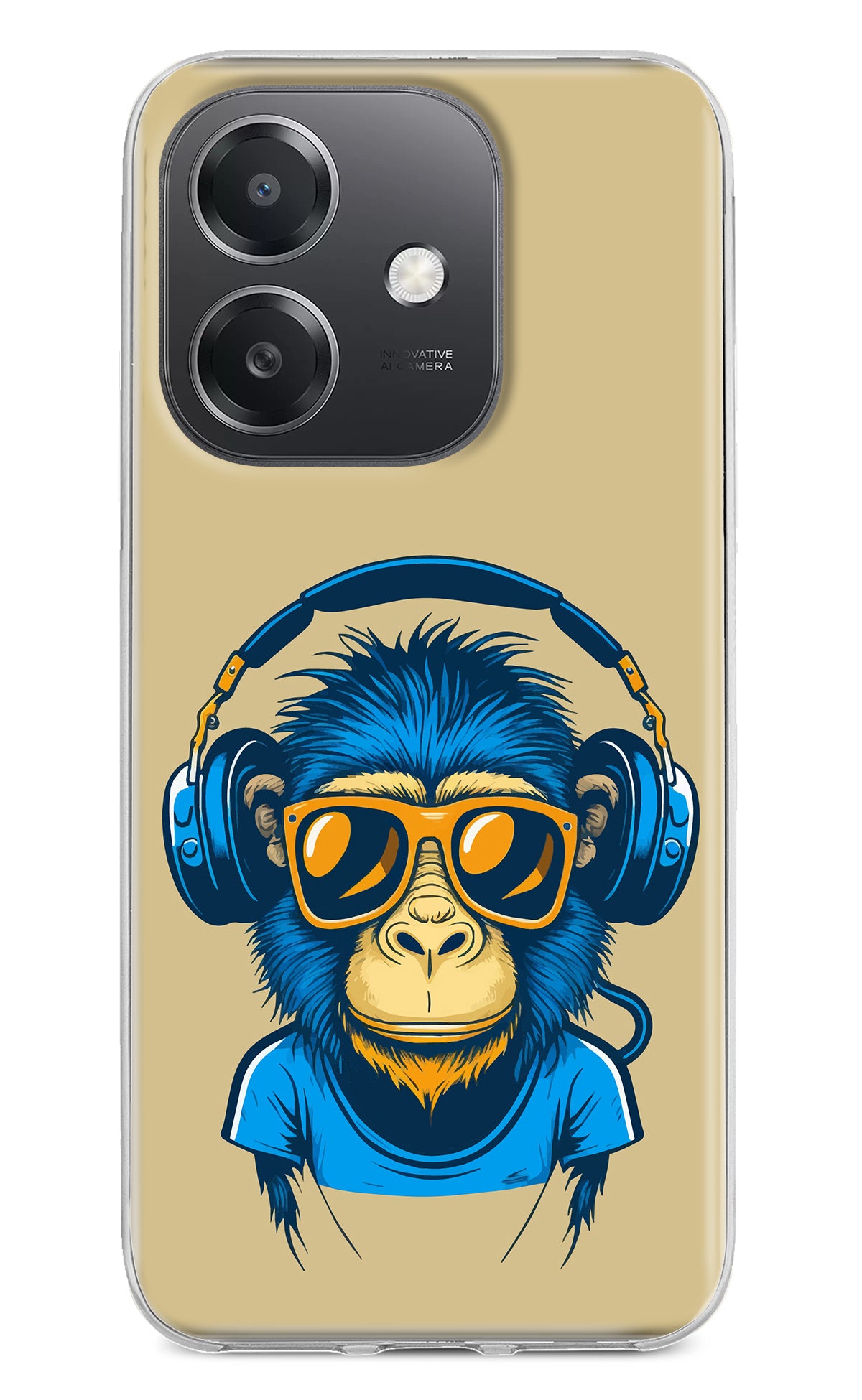 Monkey Headphone OPPO A3x Back Cover