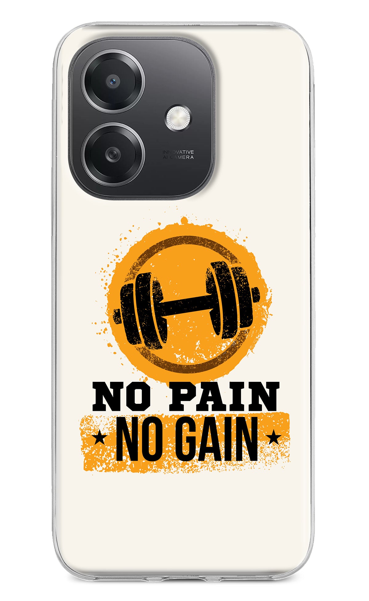 No Pain No Gain OPPO A3x Back Cover