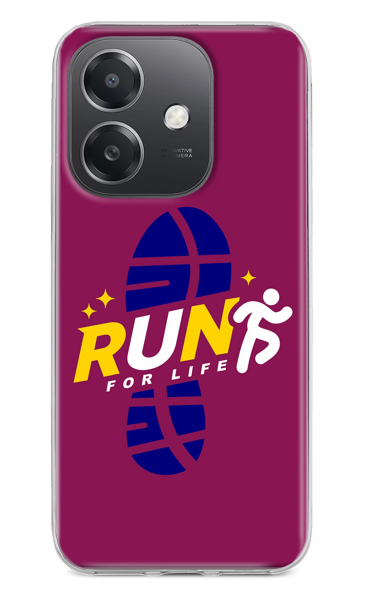 Run for Life OPPO A3x Back Cover