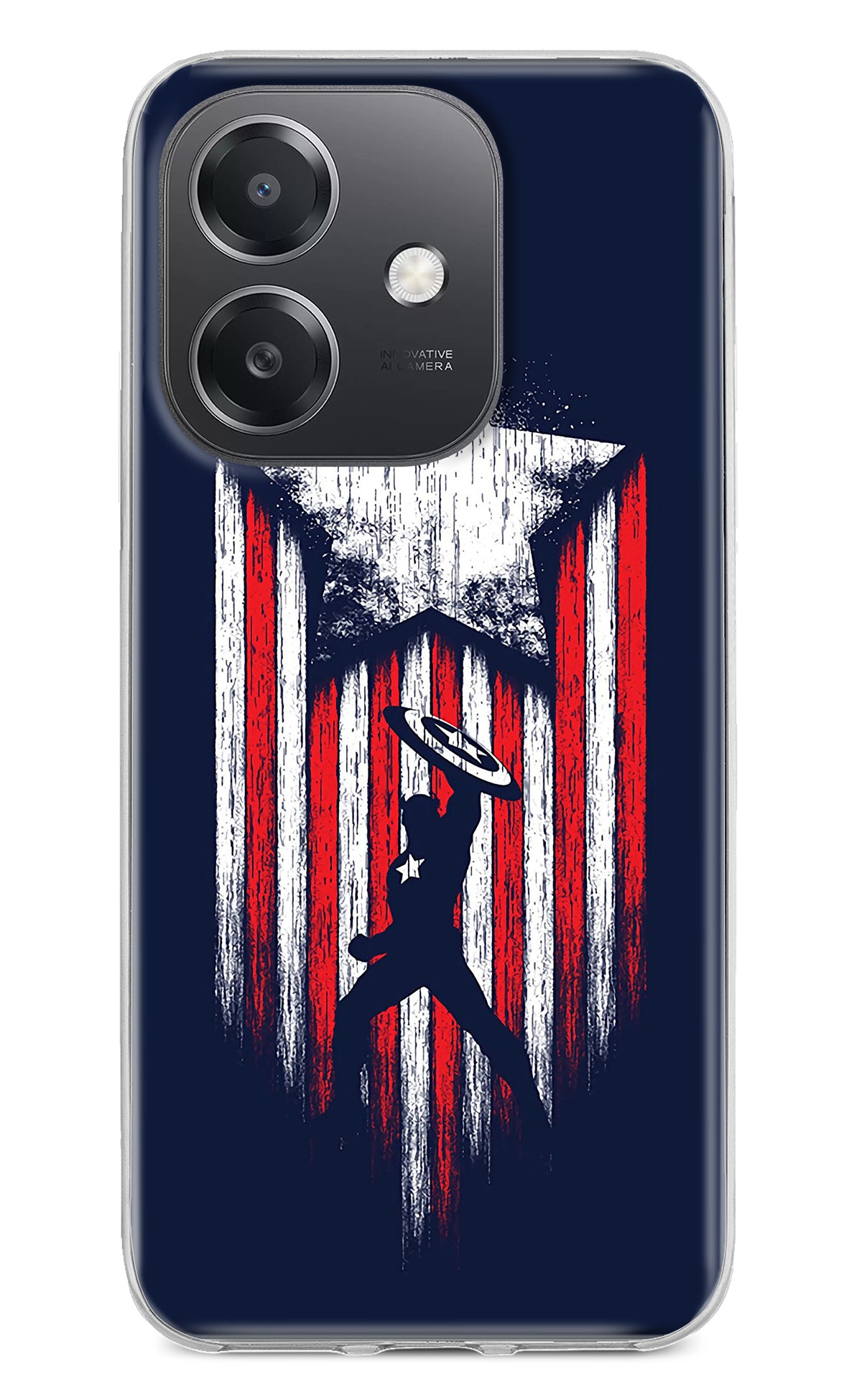 Captain America Marvel Art OPPO A3x Back Cover