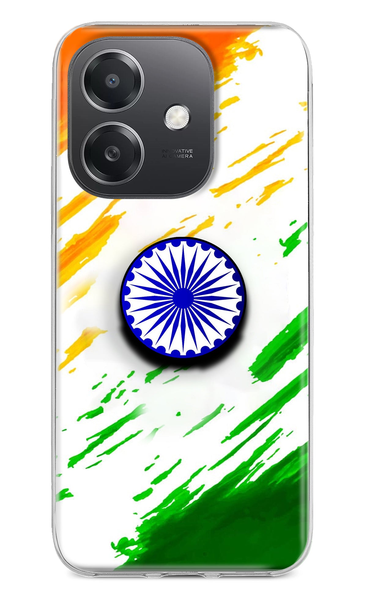 Indian Flag Ashoka Chakra OPPO A3x Pop Case