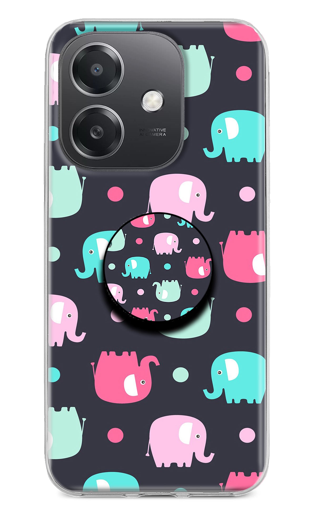 Baby Elephants OPPO A3x Pop Case