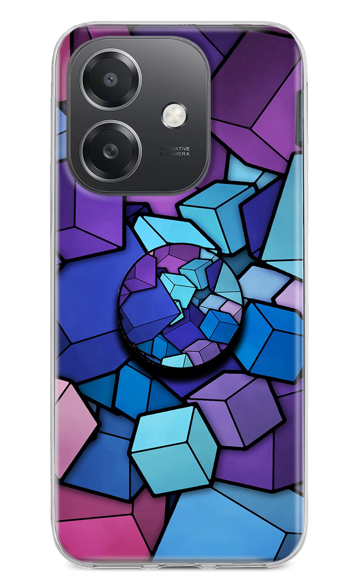 Cubic Abstract OPPO A3x Pop Case