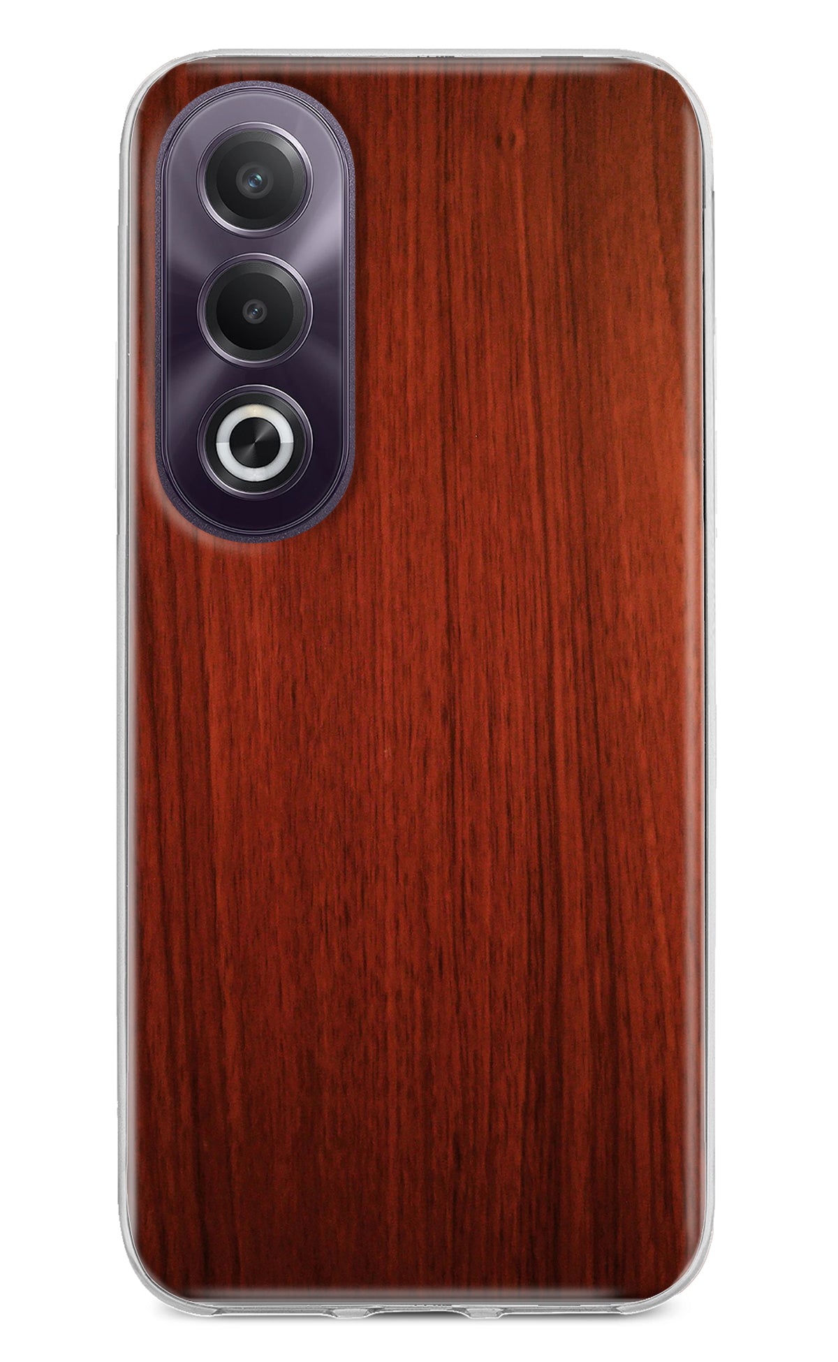 Wooden Plain Pattern OPPO K12x Back Cover