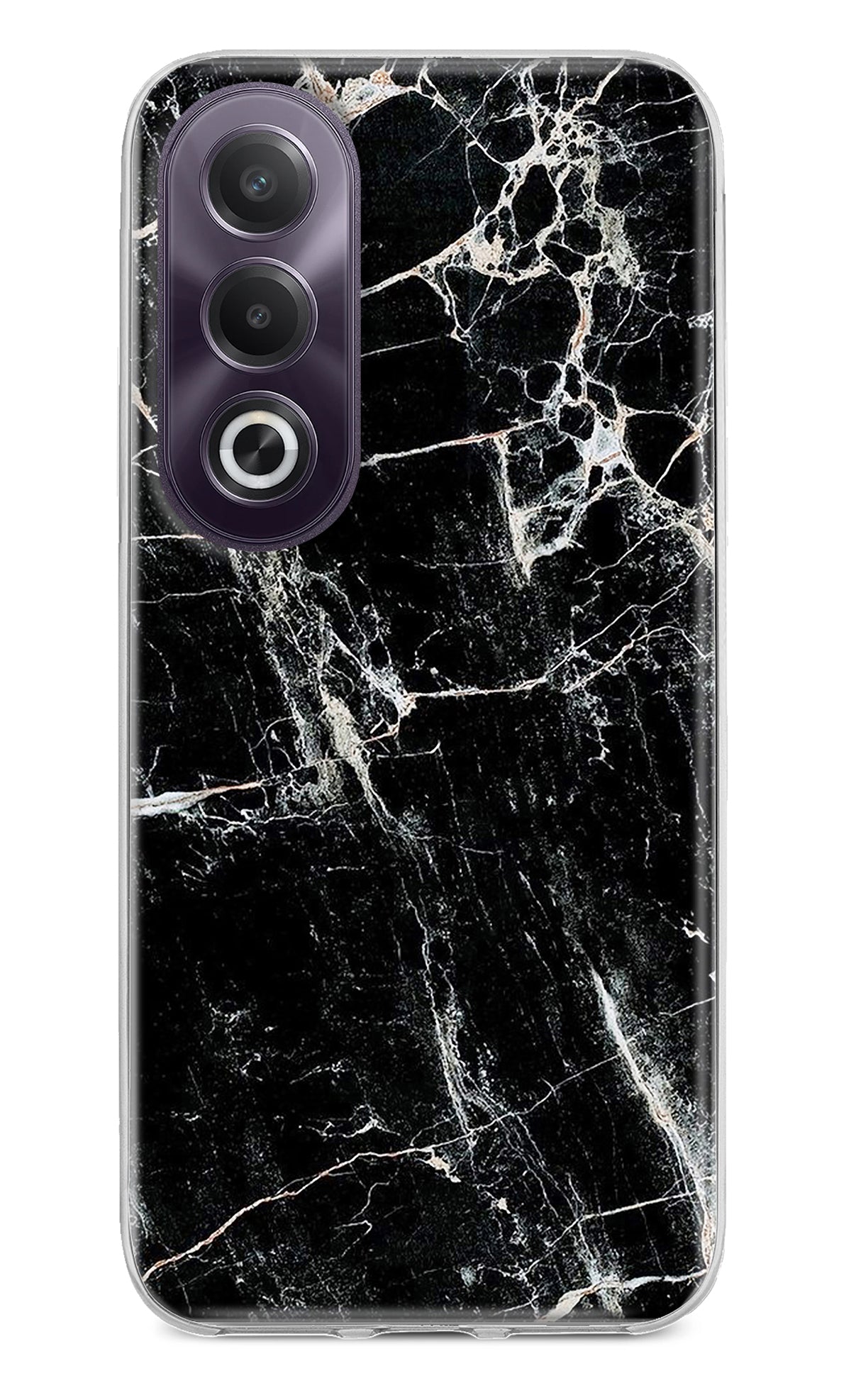 Black Marble Texture OPPO K12x Back Cover