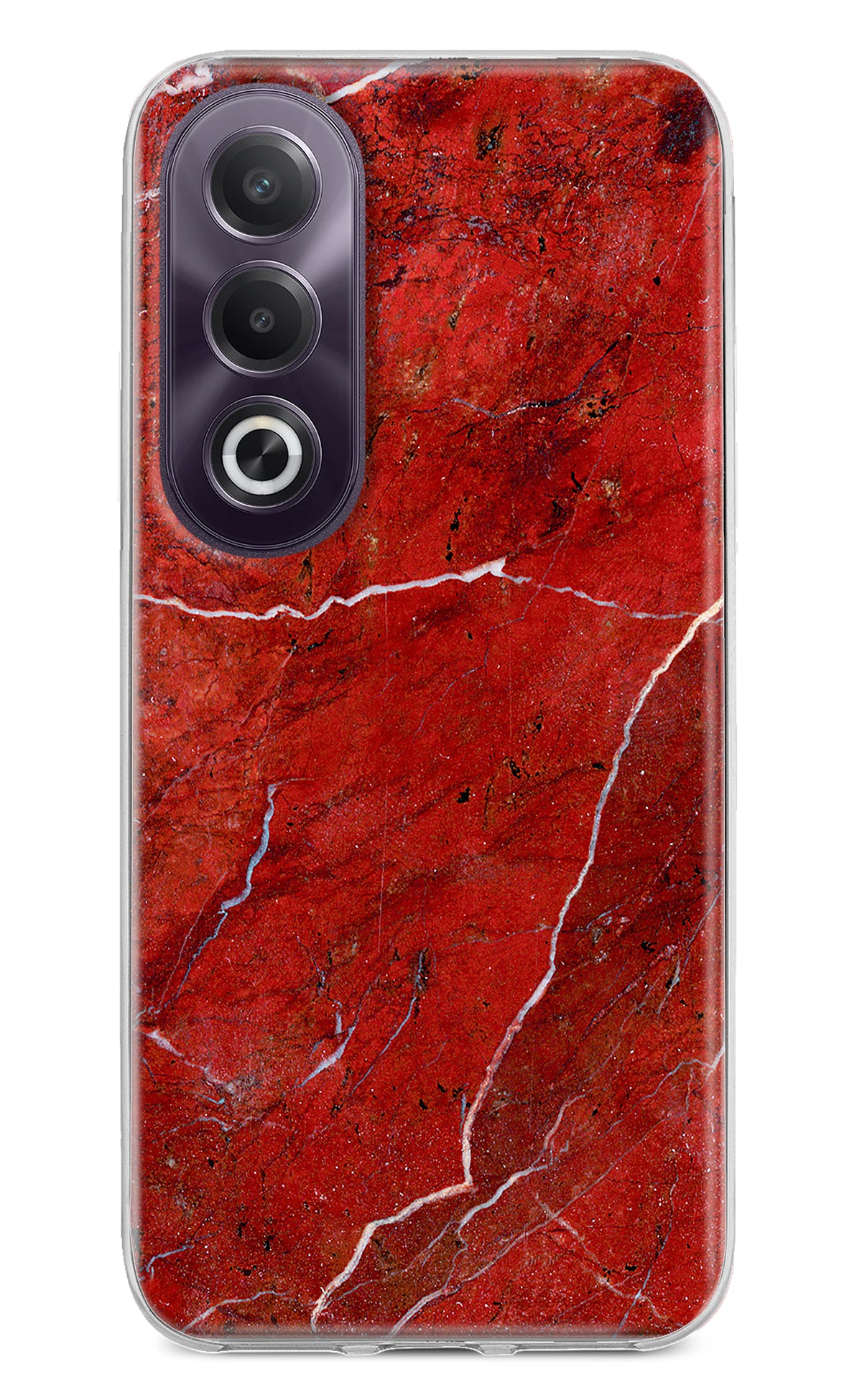 Red Marble Design OPPO K12x Back Cover