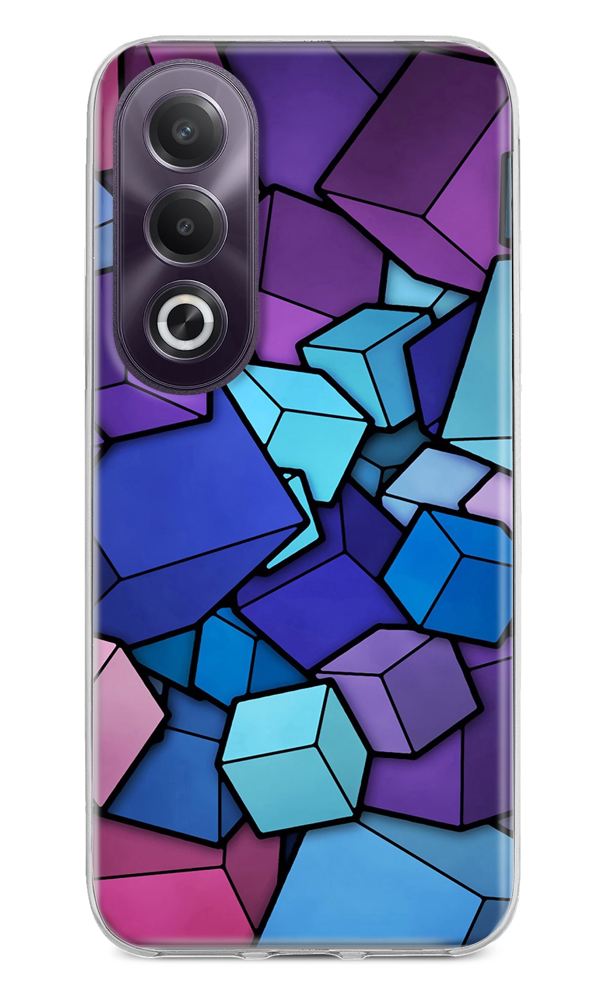 Cubic Abstract OPPO K12x Back Cover