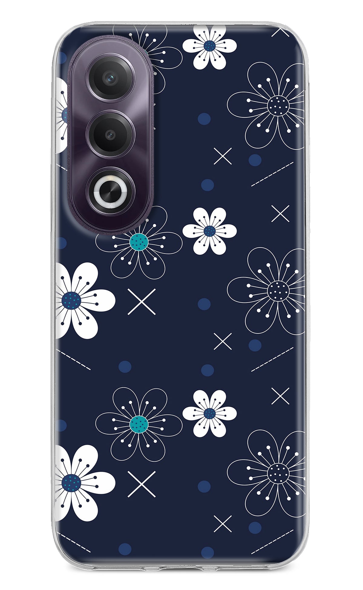 Flowers OPPO K12x Back Cover