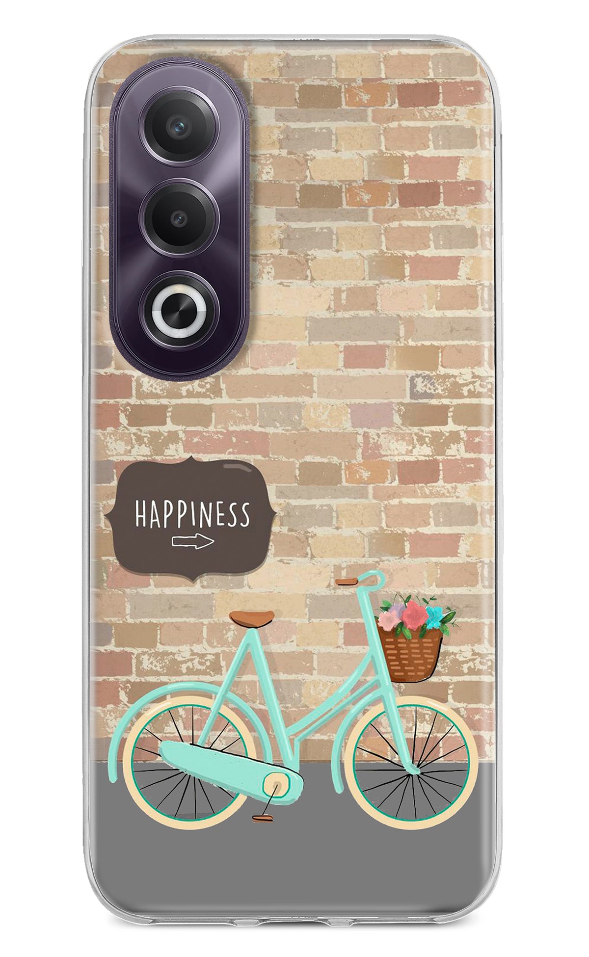 Happiness Artwork OPPO K12x Back Cover