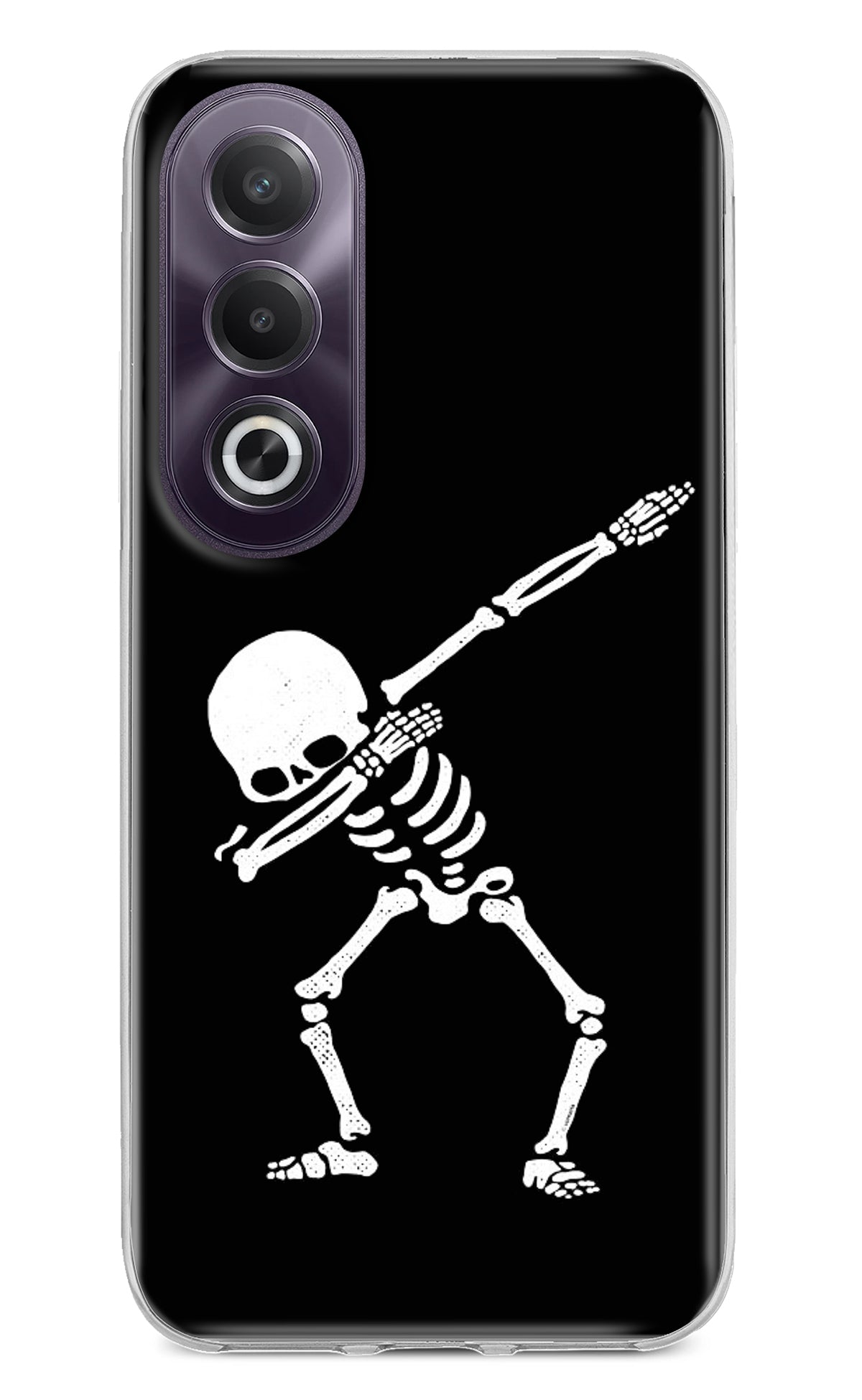 Dabbing Skeleton Art OPPO K12x Back Cover