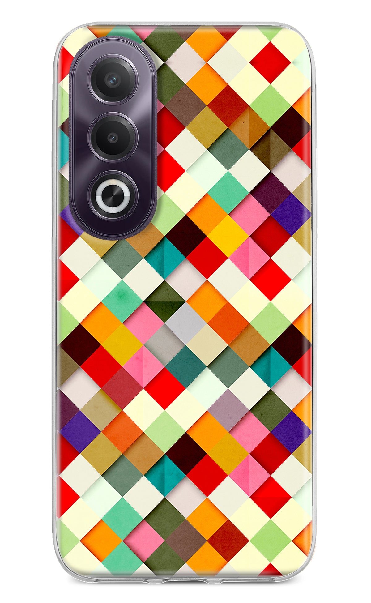 Geometric Abstract Colorful OPPO K12x Back Cover