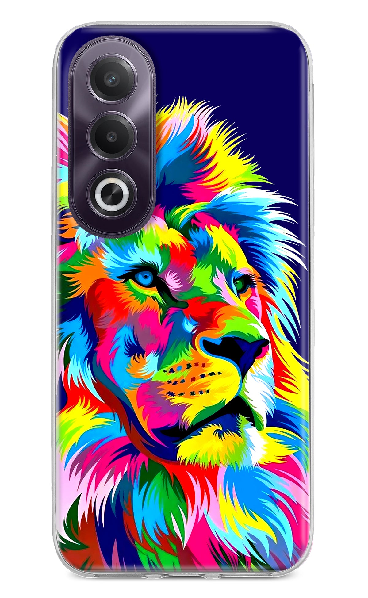 Vector Art Lion OPPO K12x Back Cover