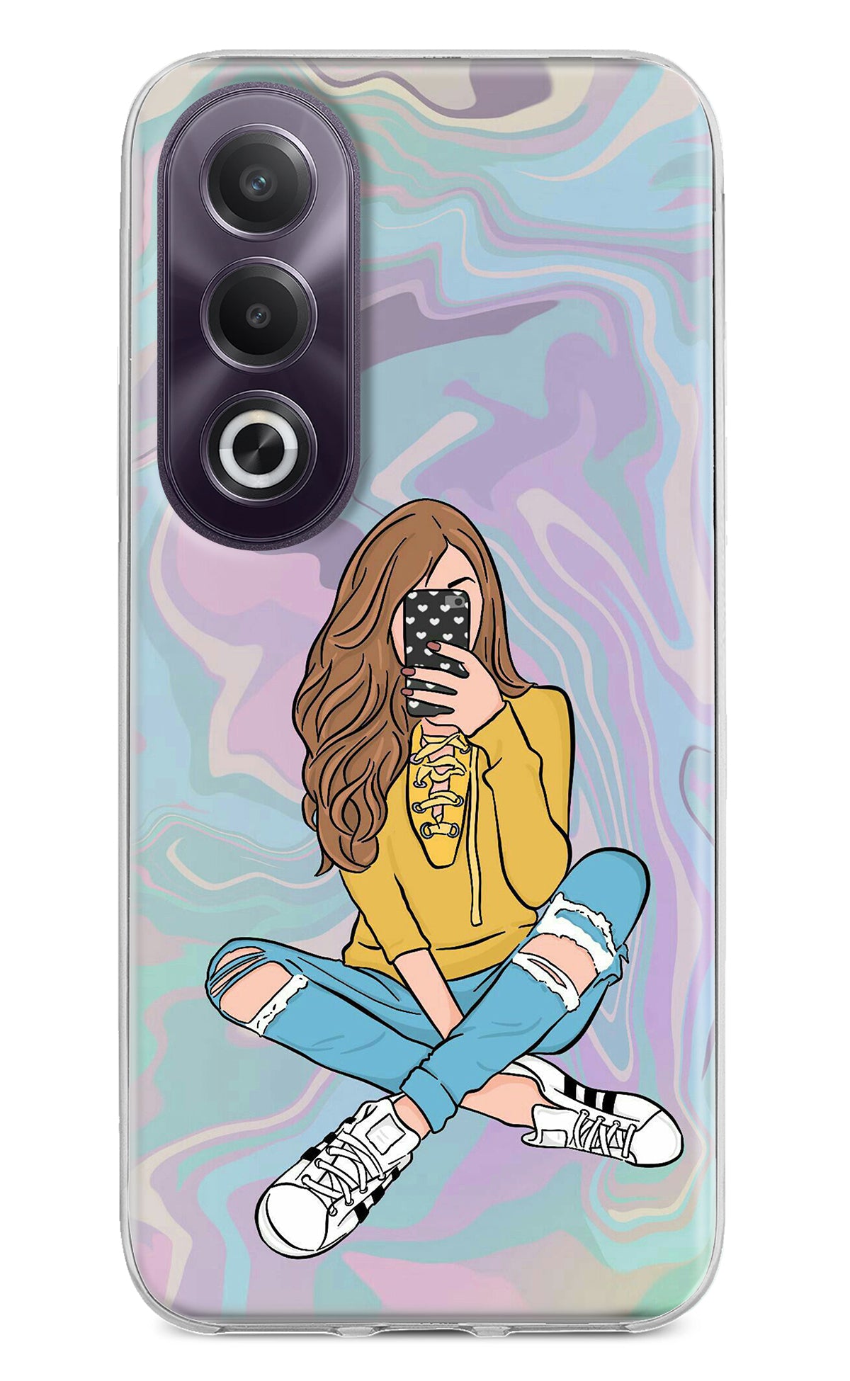 Selfie Girl OPPO K12x Back Cover