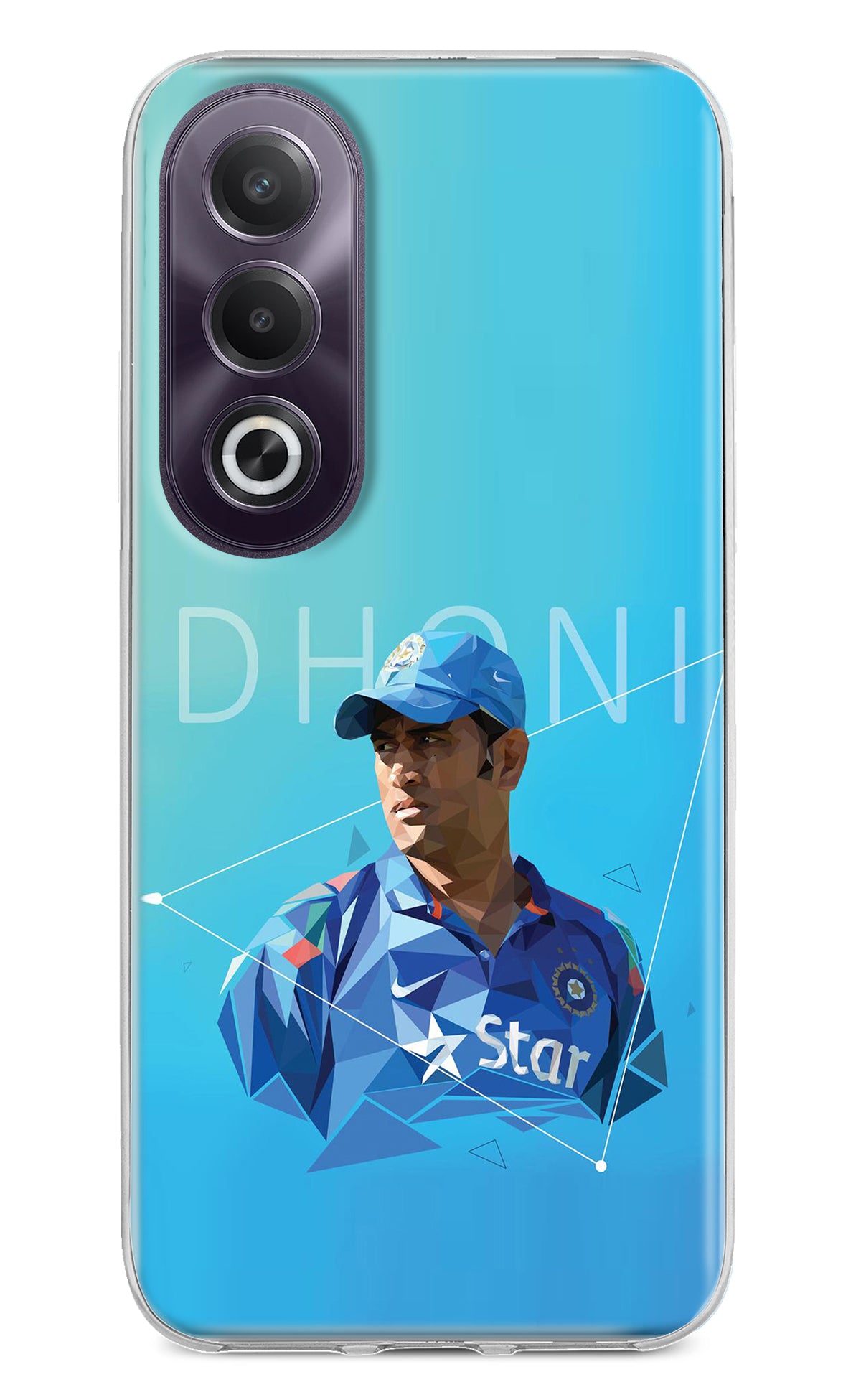 Dhoni Artwork OPPO K12x Back Cover