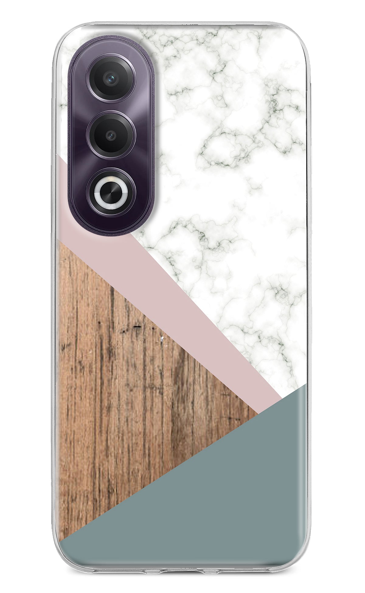 Marble wood Abstract OPPO K12x Back Cover