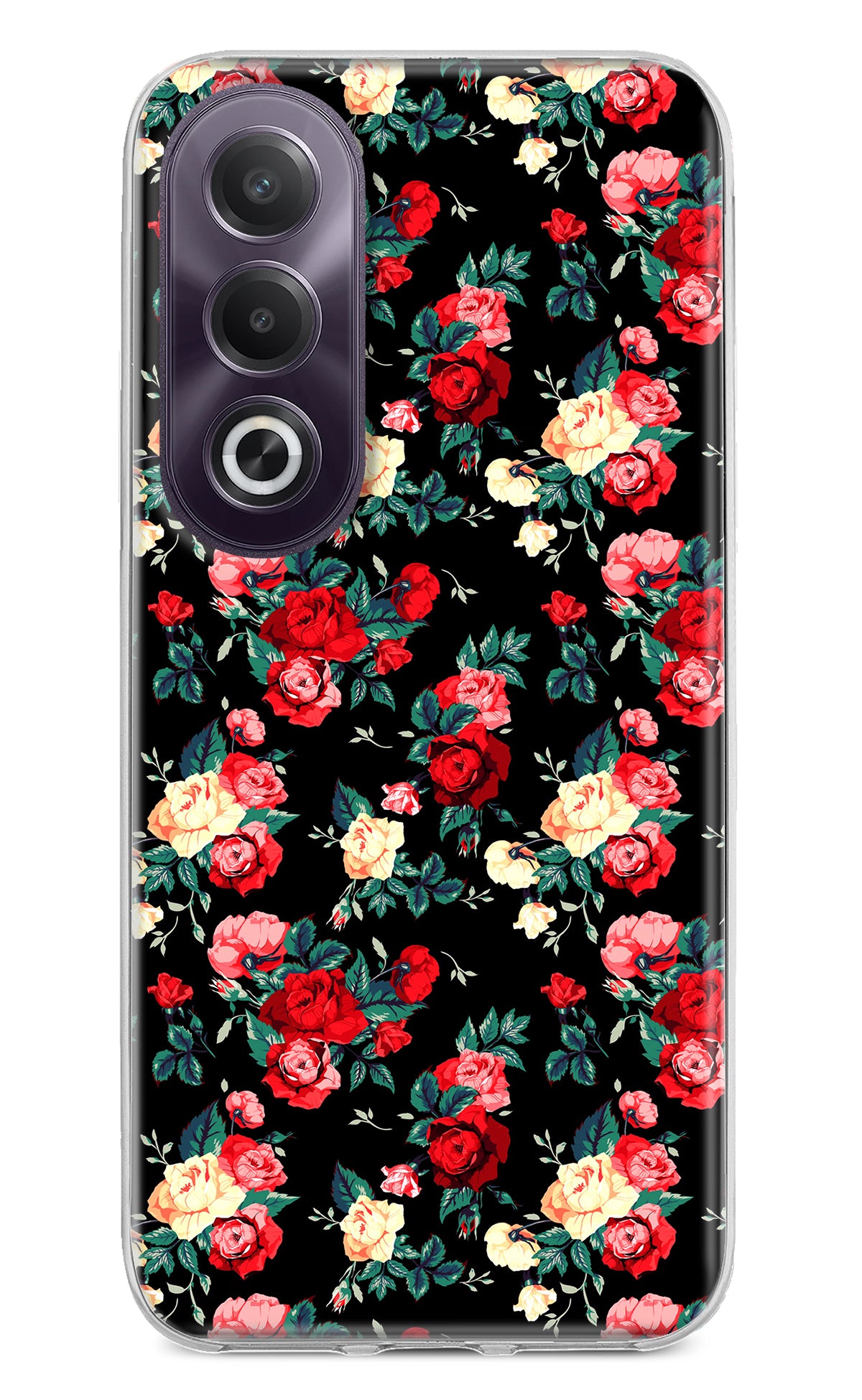 Rose Pattern OPPO K12x Back Cover