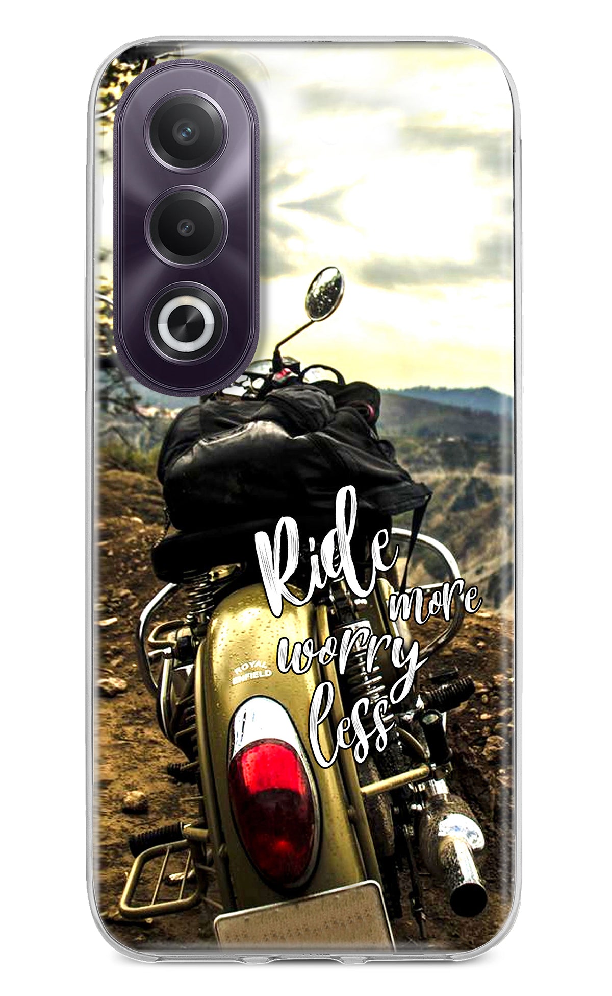 Ride More Worry Less OPPO K12x Back Cover