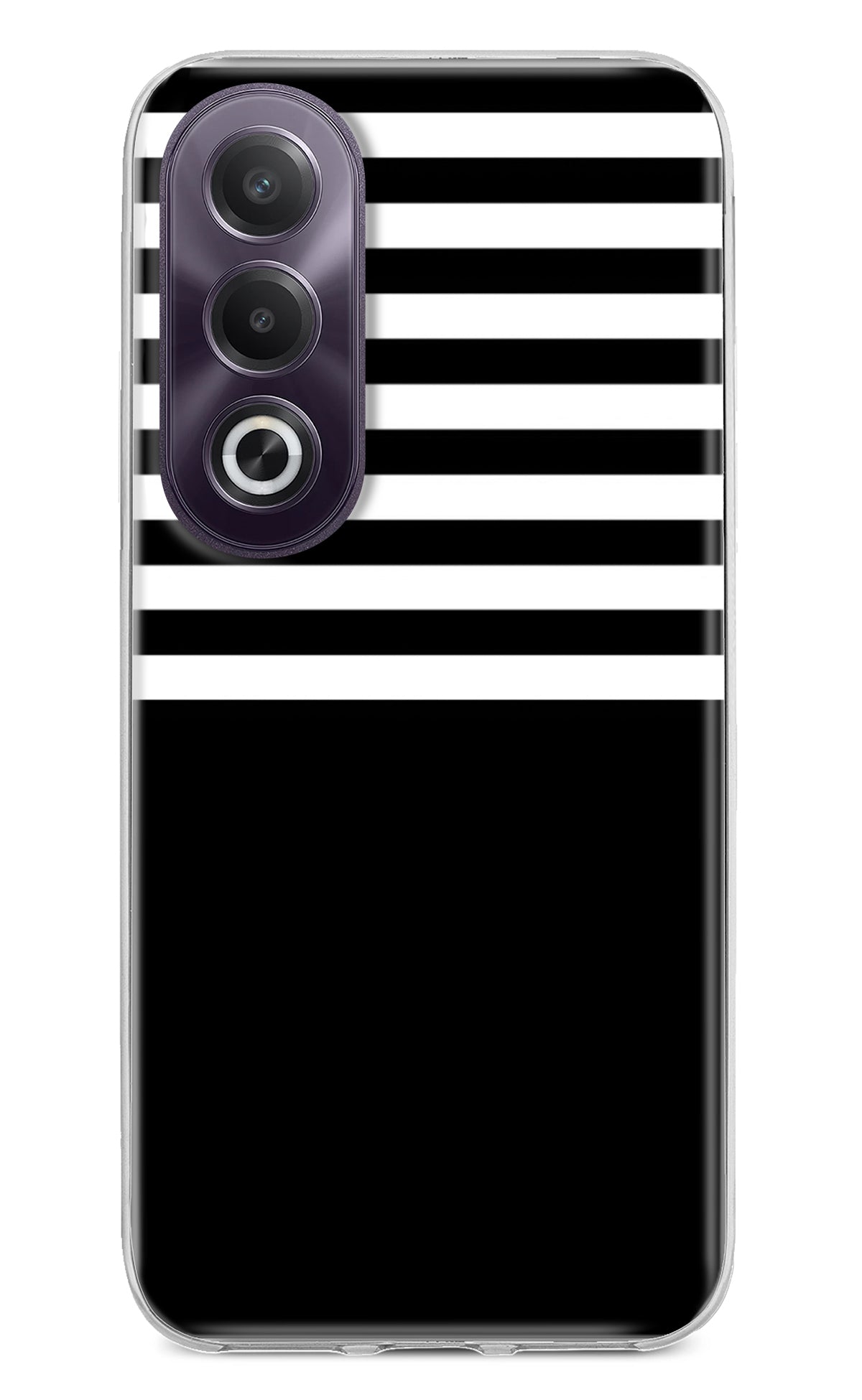 Black and White Print OPPO K12x Back Cover