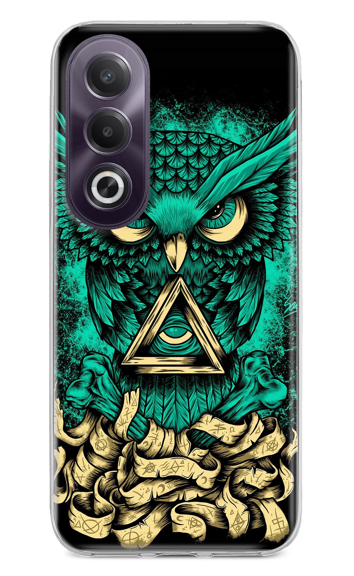 Green Owl OPPO K12x Back Cover