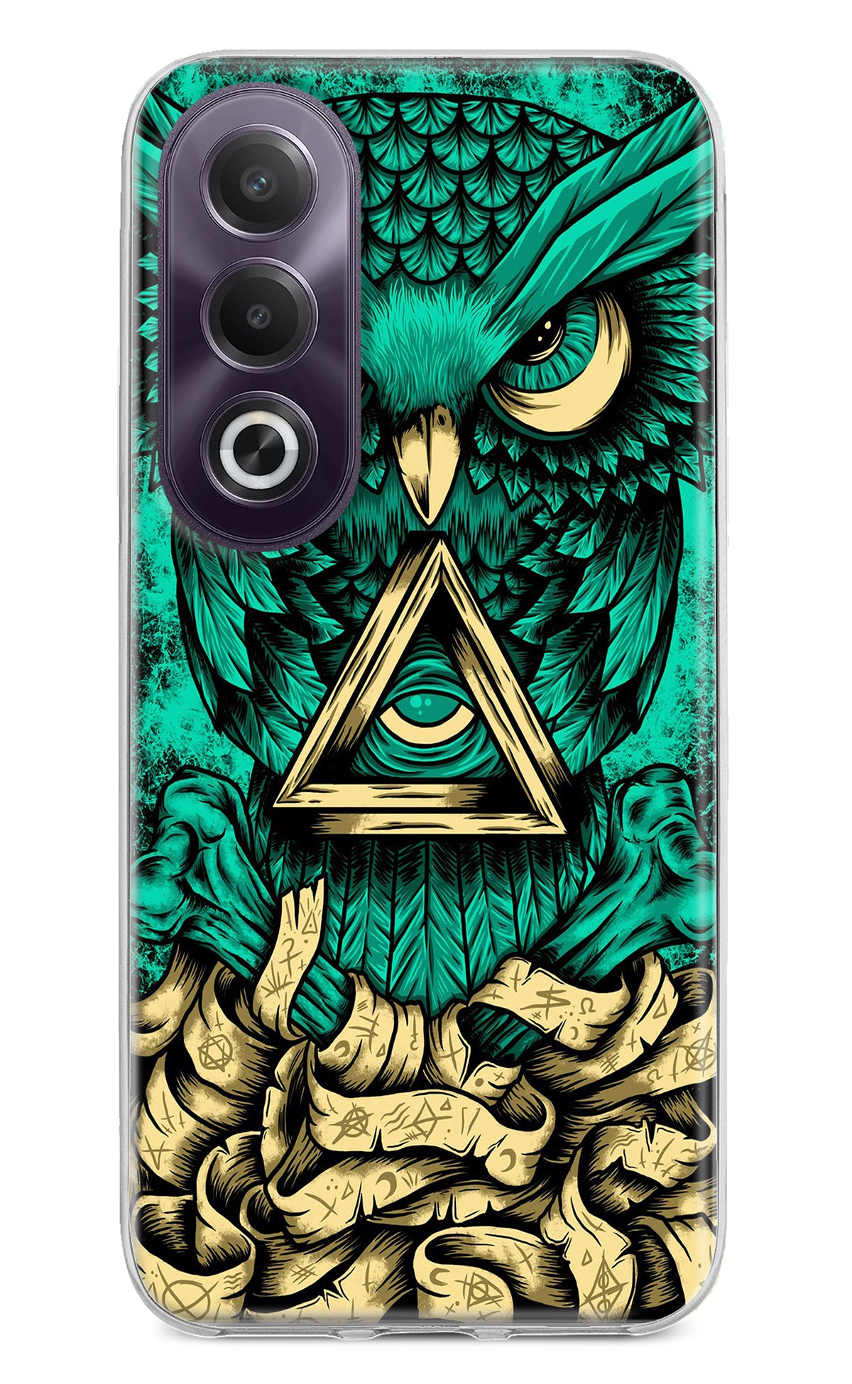 Green Owl OPPO K12x Back Cover