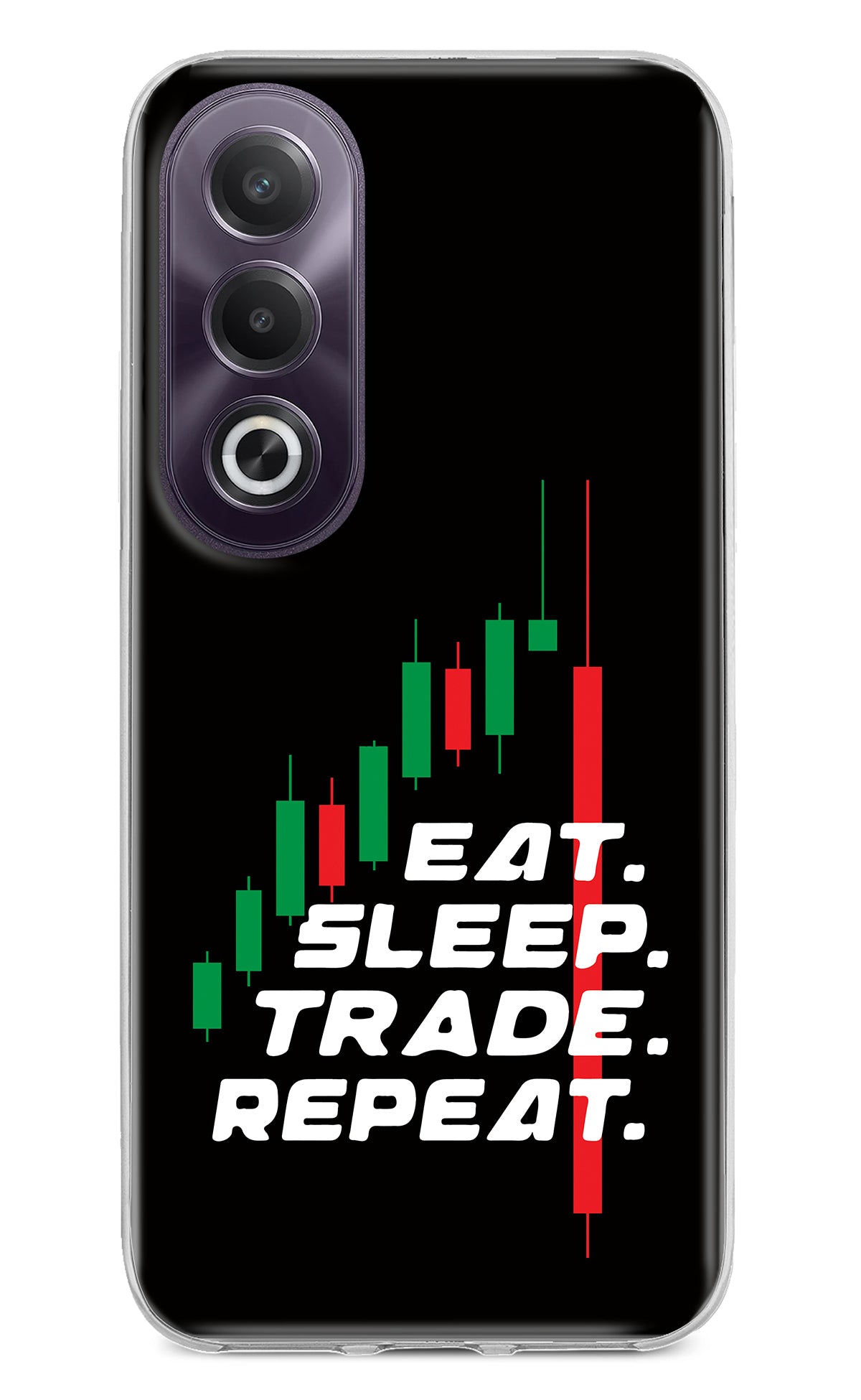 Eat Sleep Trade Repeat OPPO K12x Back Cover