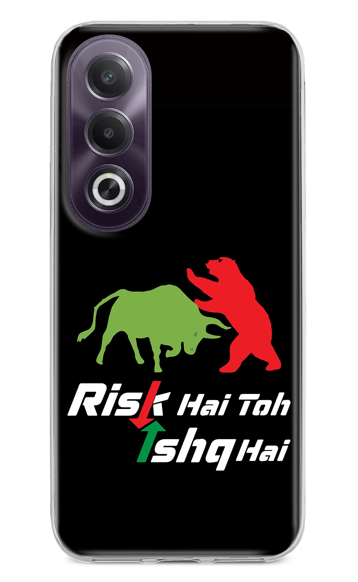 Risk Hai Toh Ishq Hai OPPO K12x Back Cover