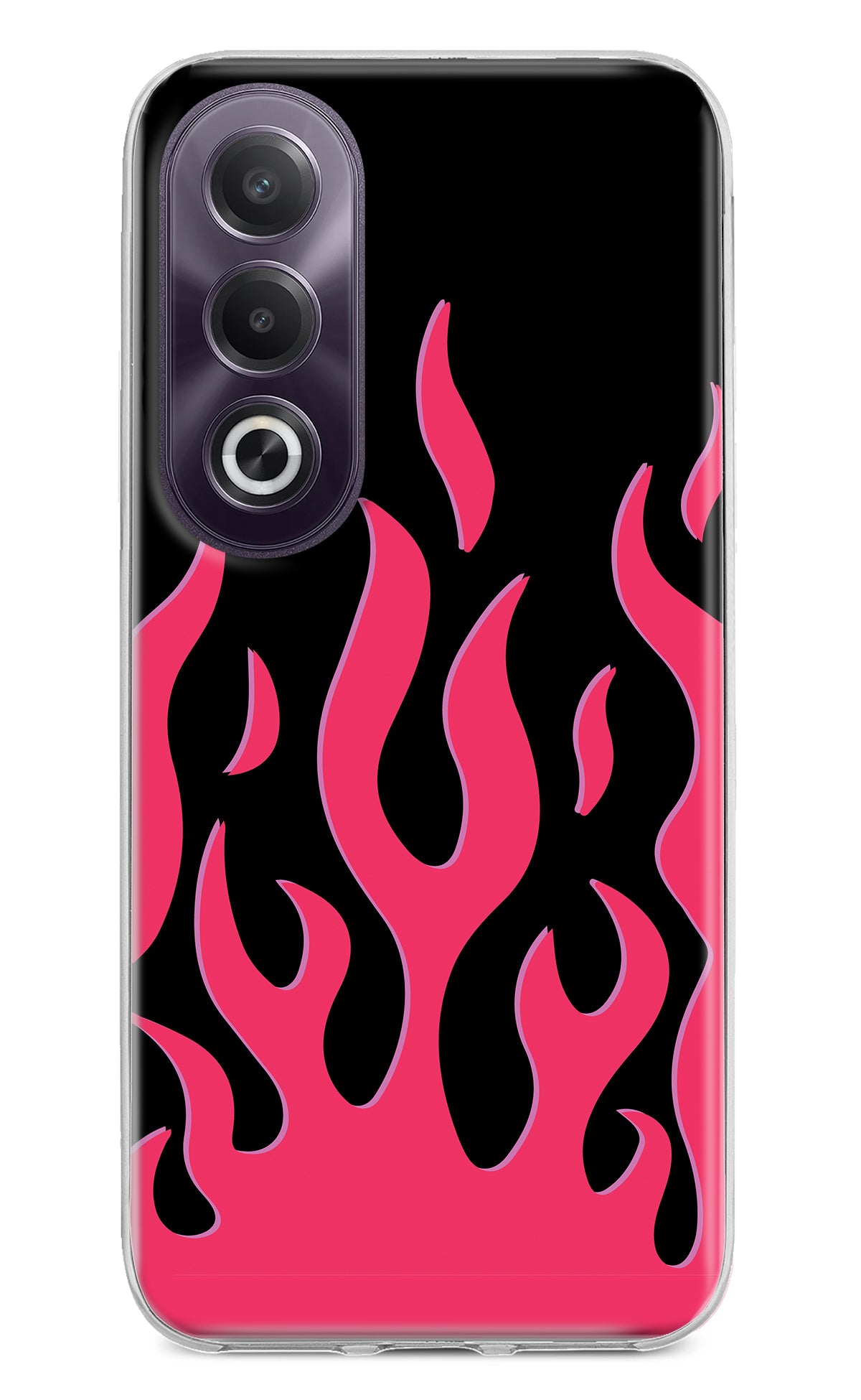 Fire Flames OPPO K12x Back Cover