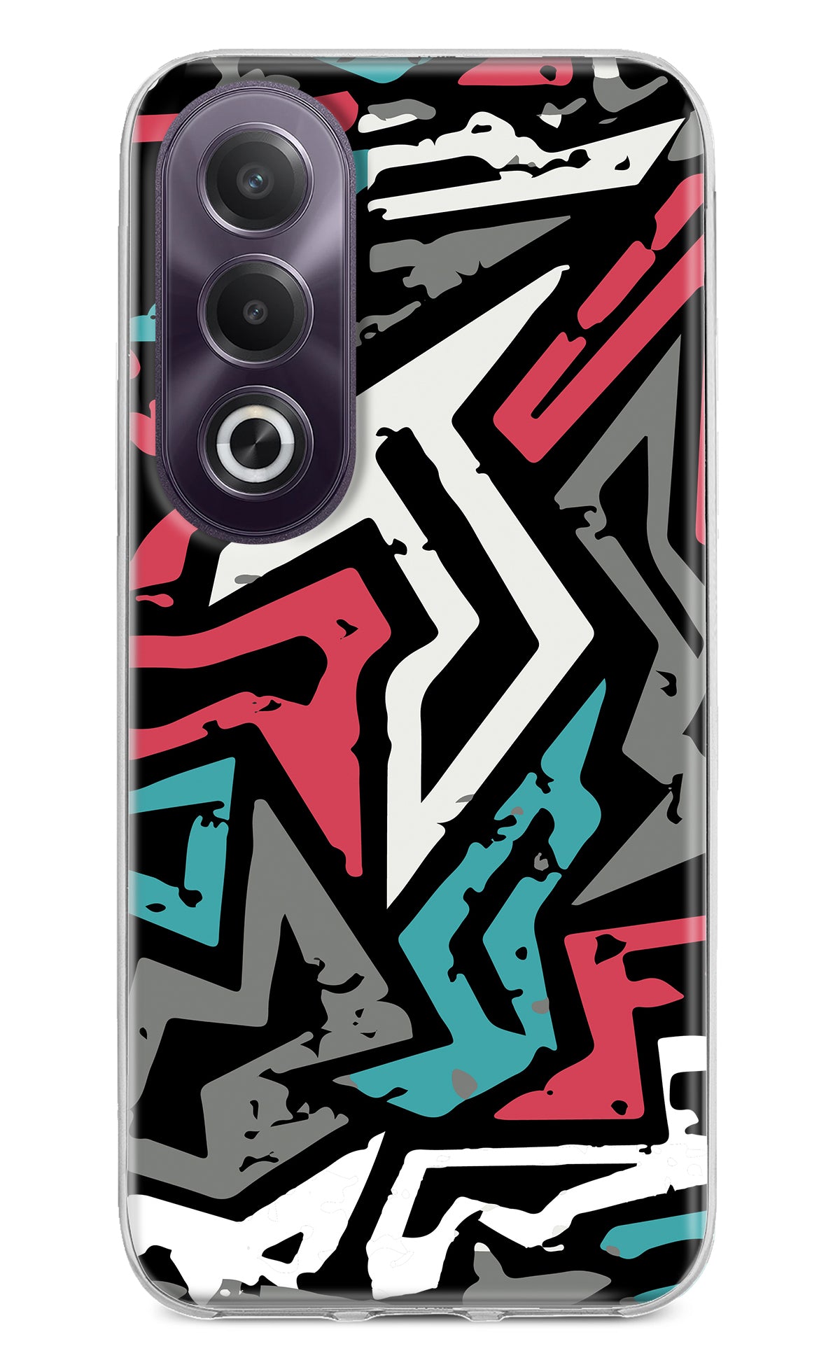 Geometric Graffiti OPPO K12x Back Cover