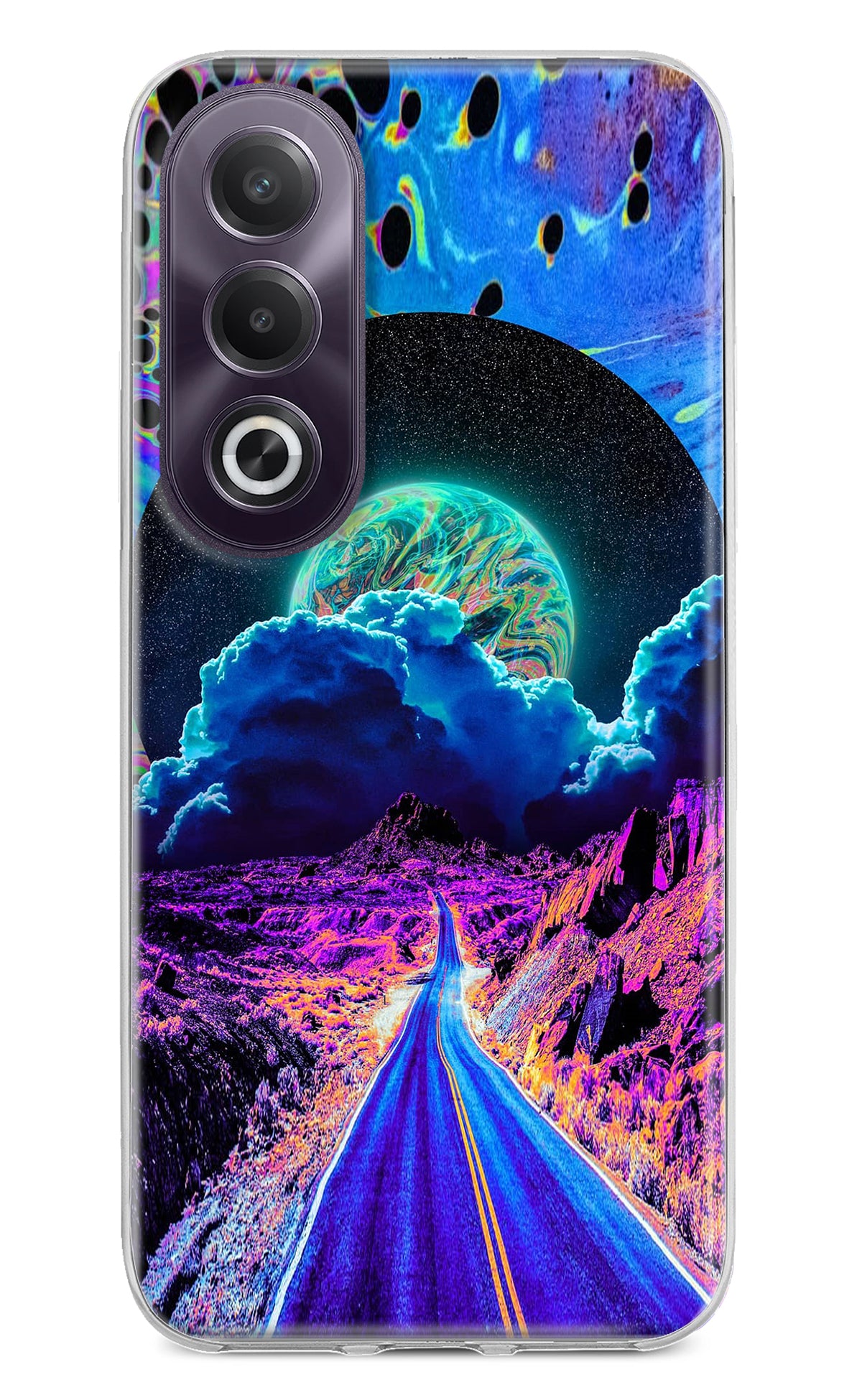 Psychedelic Painting OPPO K12x Back Cover