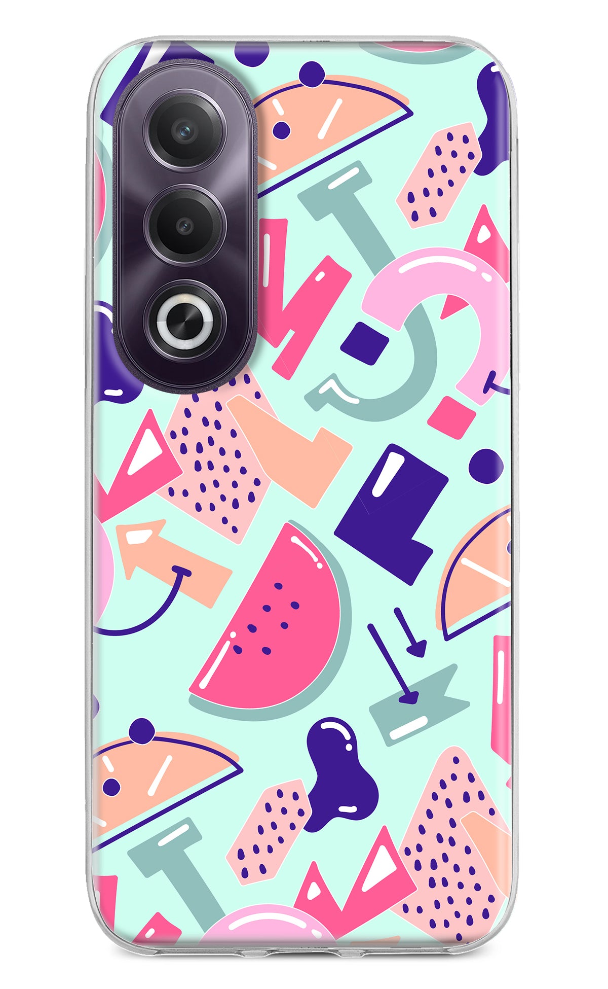 Doodle Pattern OPPO K12x Back Cover