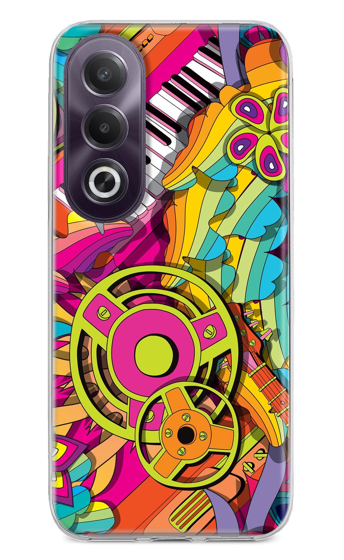 Music Doodle OPPO K12x Back Cover