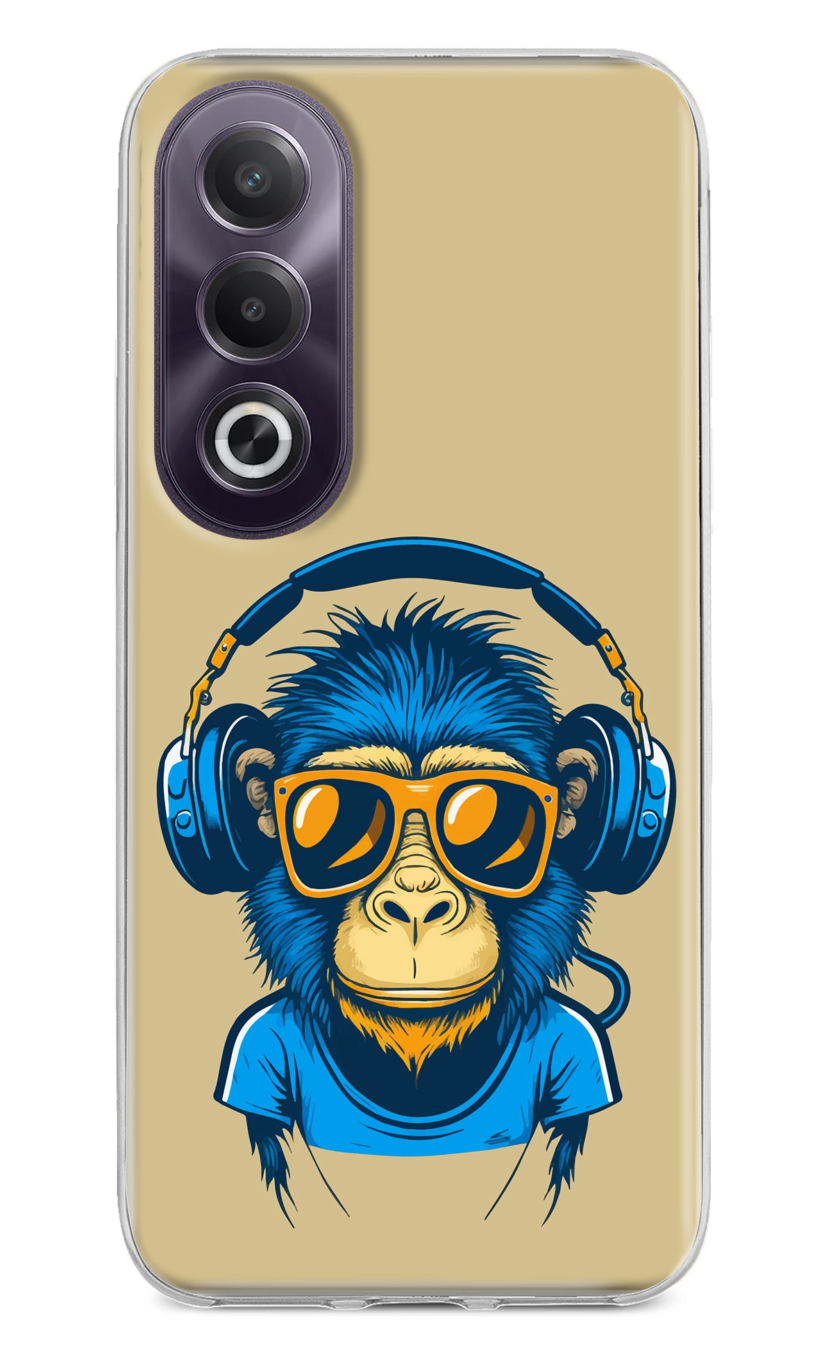 Monkey Headphone OPPO K12x Back Cover