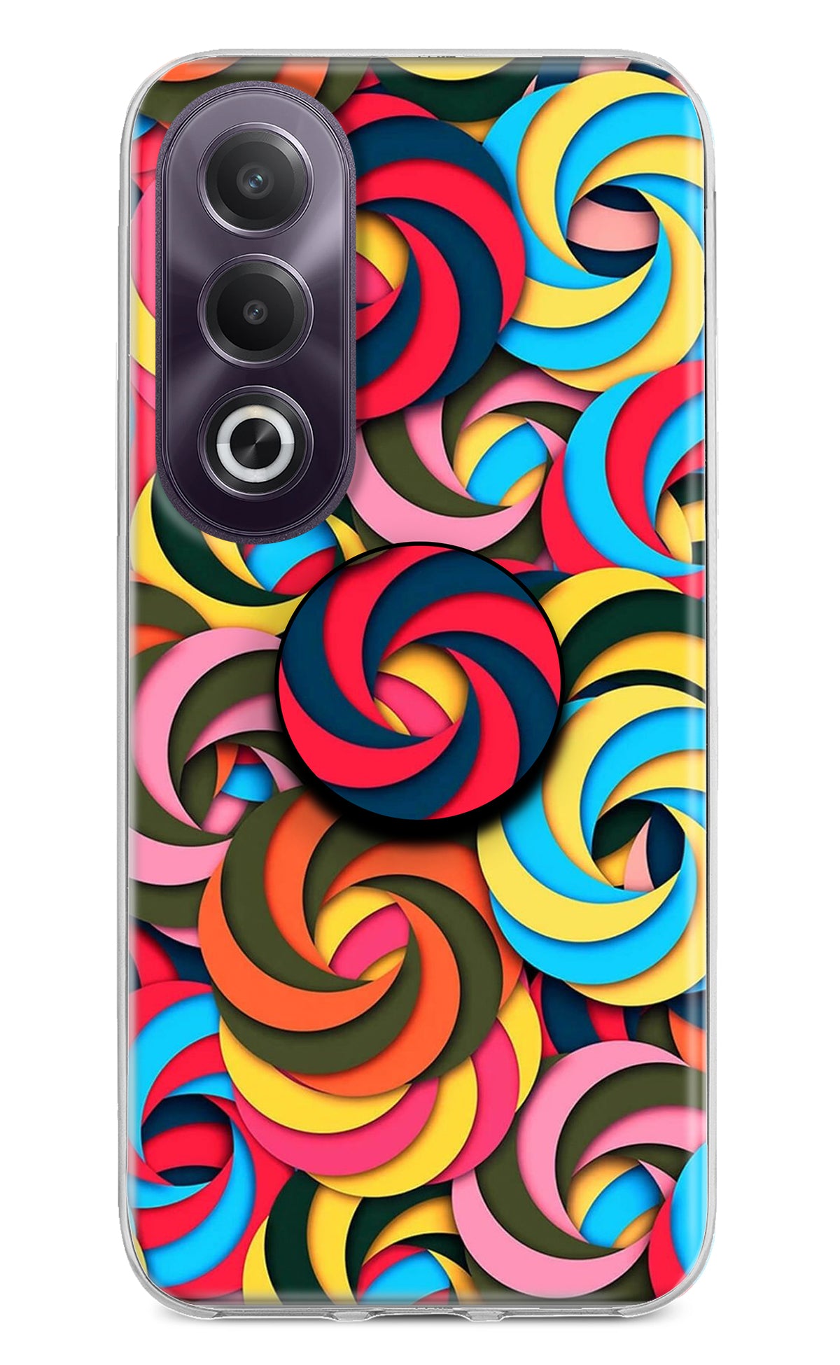 Spiral Pattern OPPO K12x Pop Case