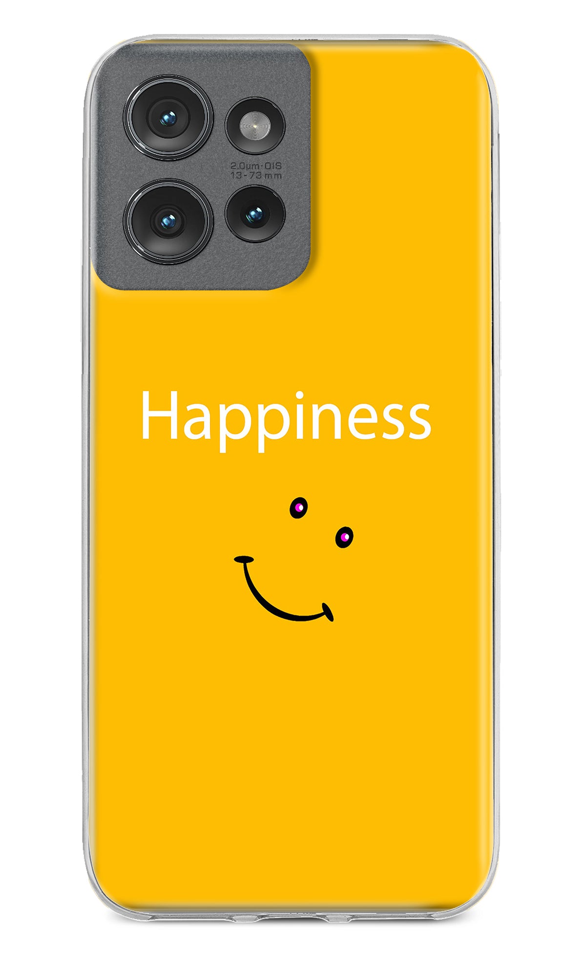 Happiness With Smiley Moto Edge 50 Back Cover