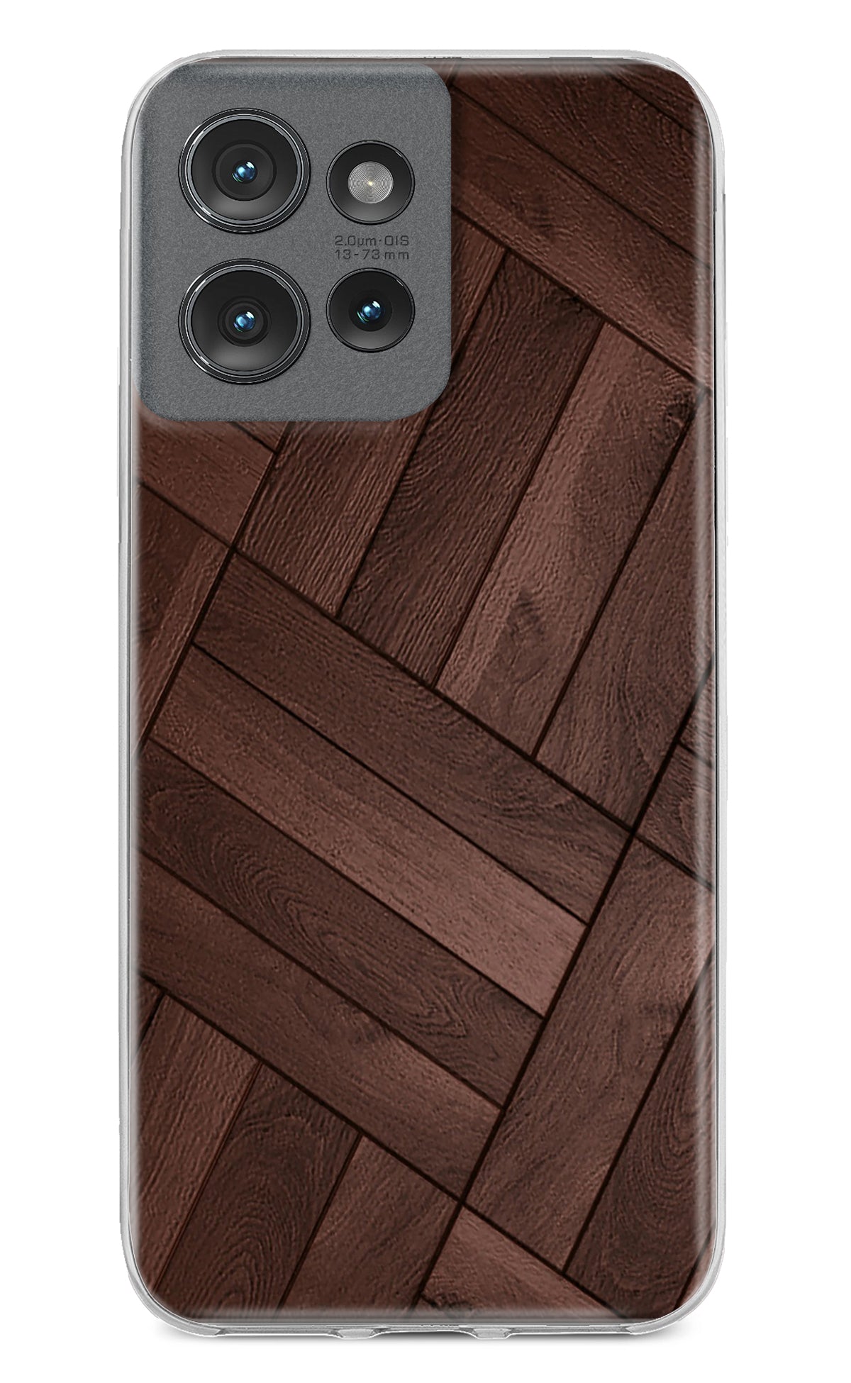 Wooden Texture Design Moto Edge 50 Back Cover