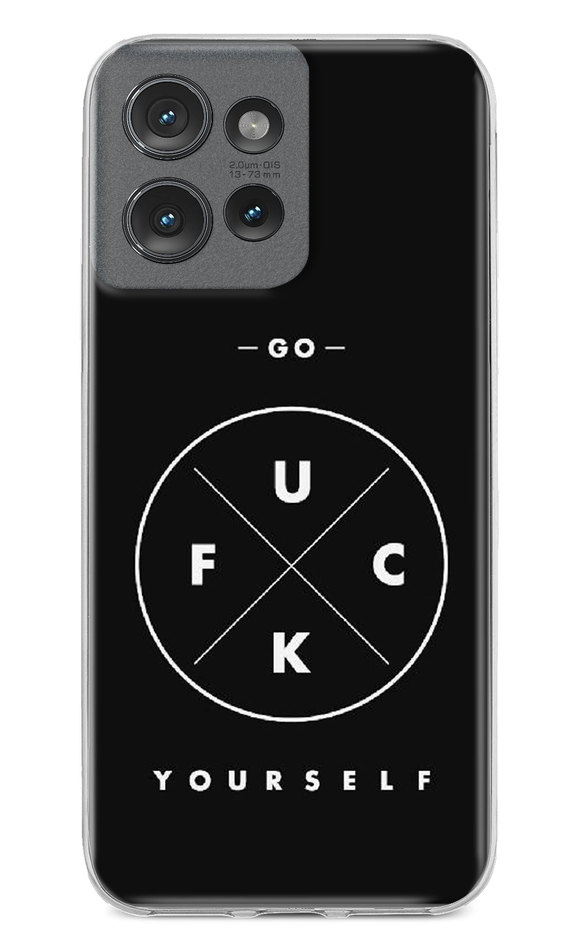 Go Fuck Yourself Moto Edge 50 Back Cover