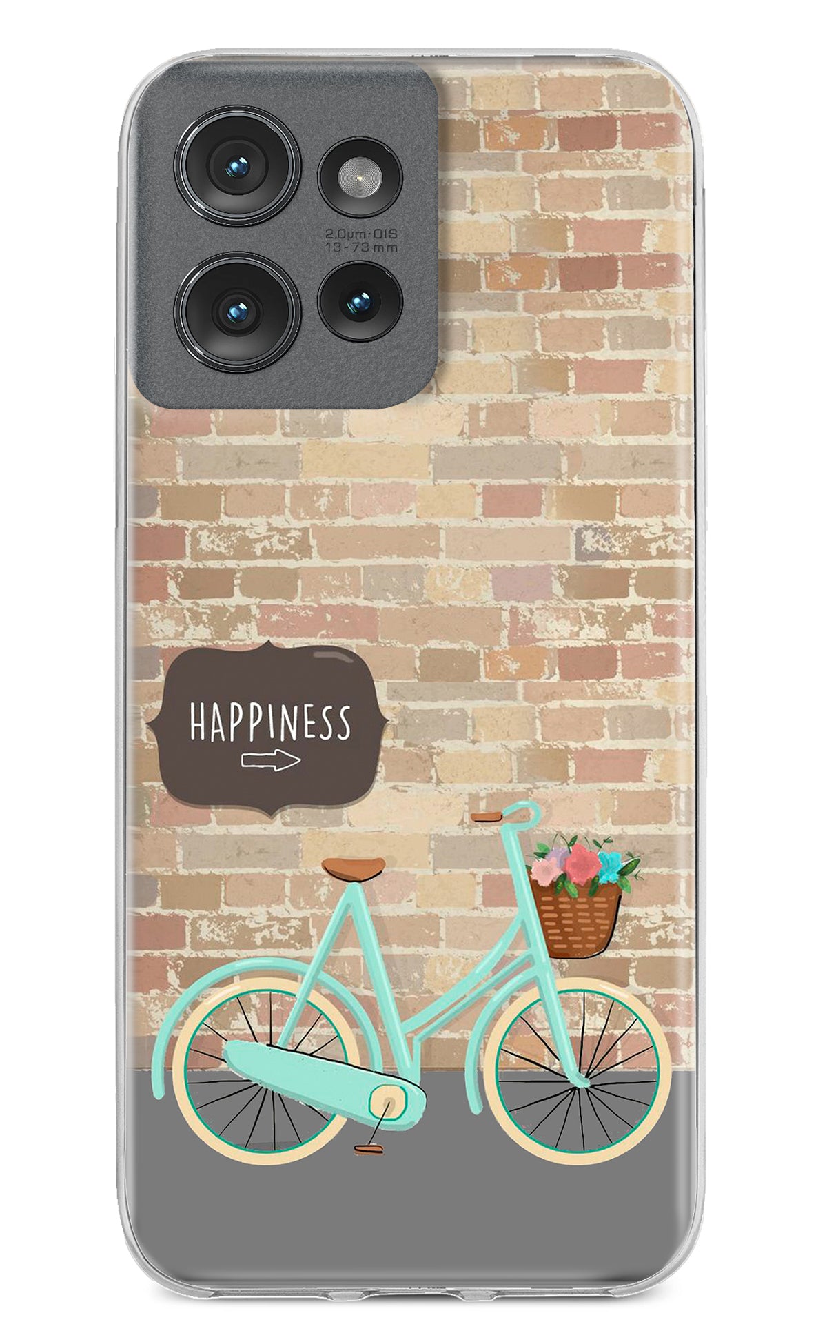 Happiness Artwork Moto Edge 50 Back Cover