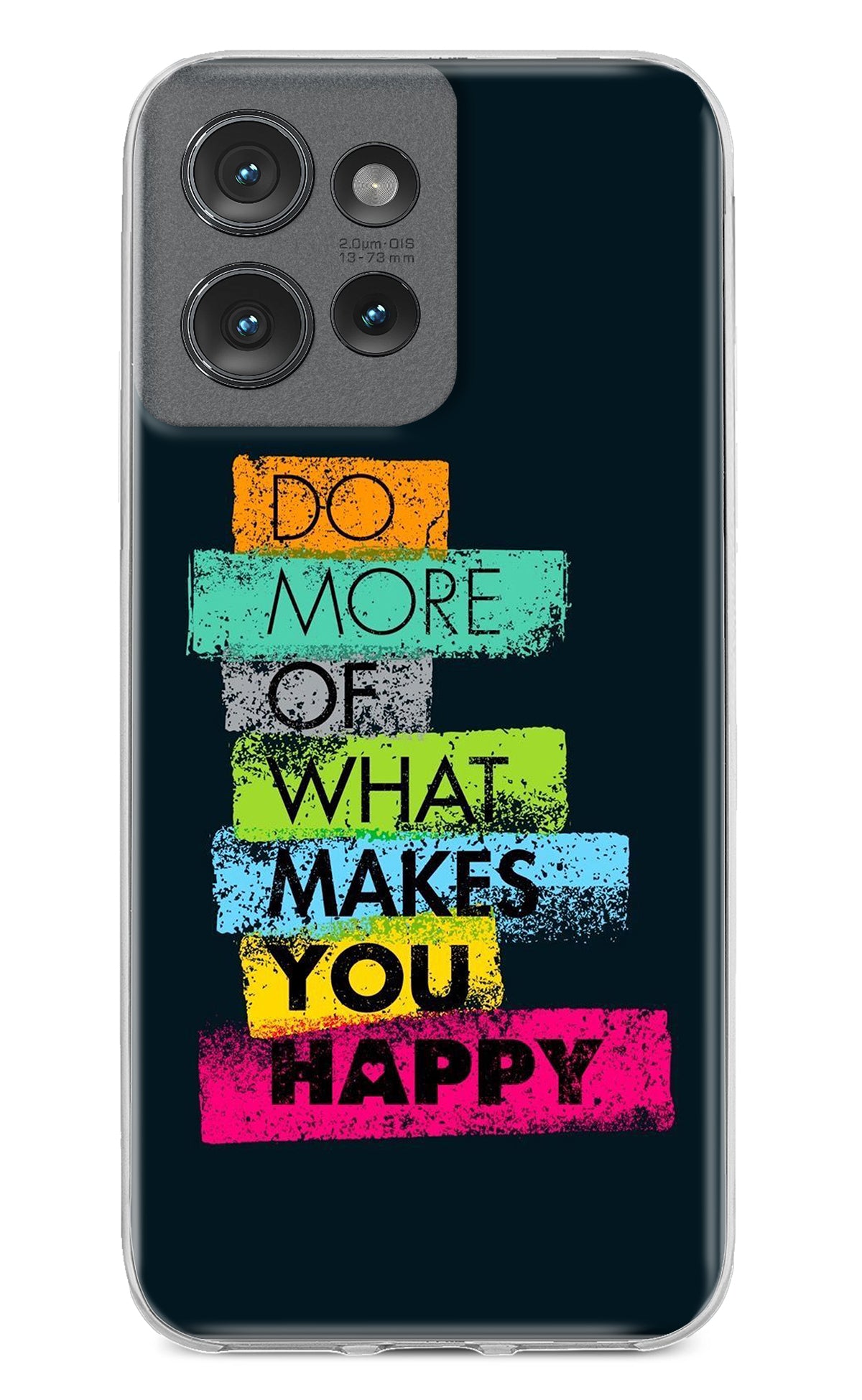 Do More Of What Makes You Happy Moto Edge 50 Back Cover