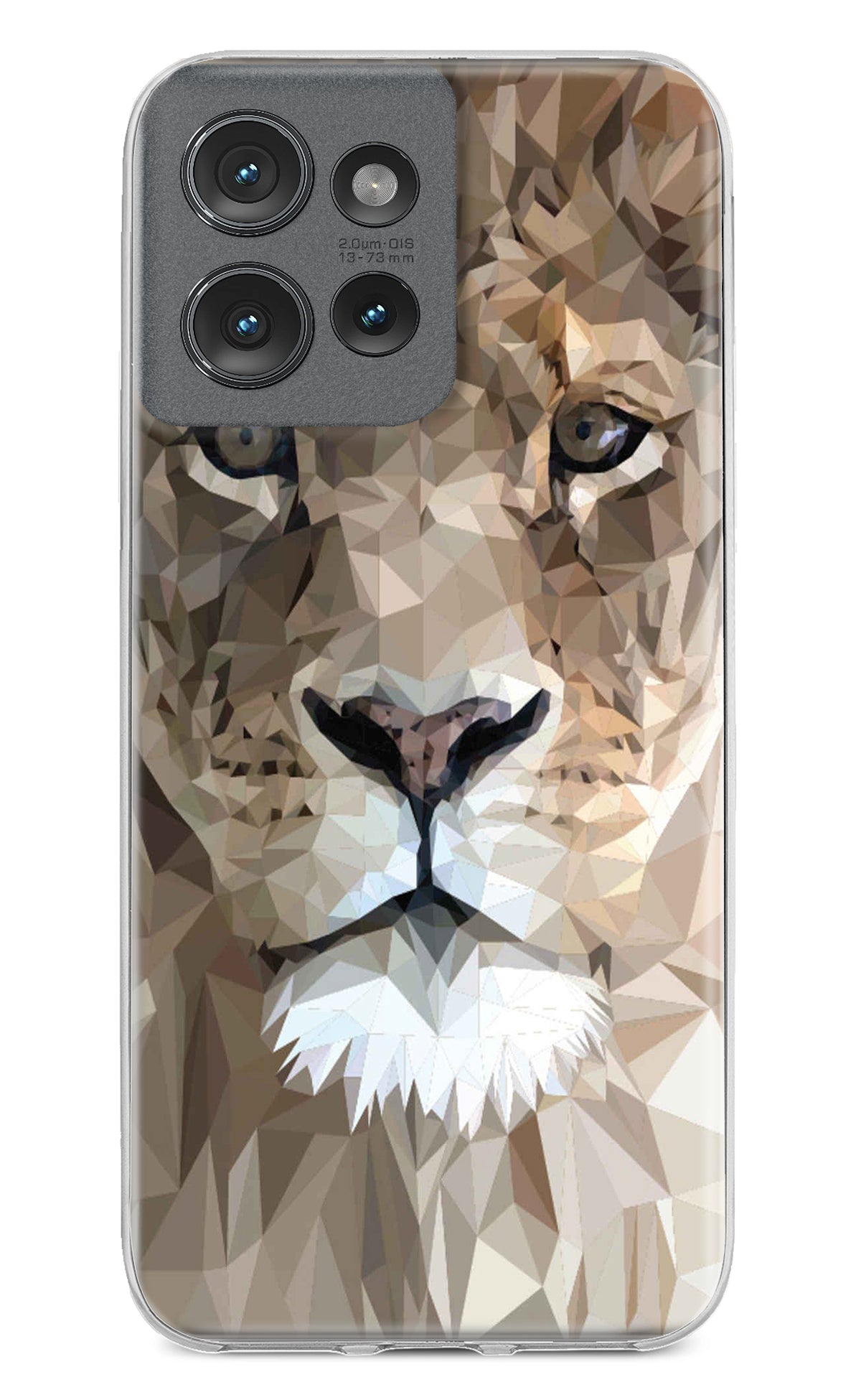 Lion Art Moto Edge 50 Back Cover