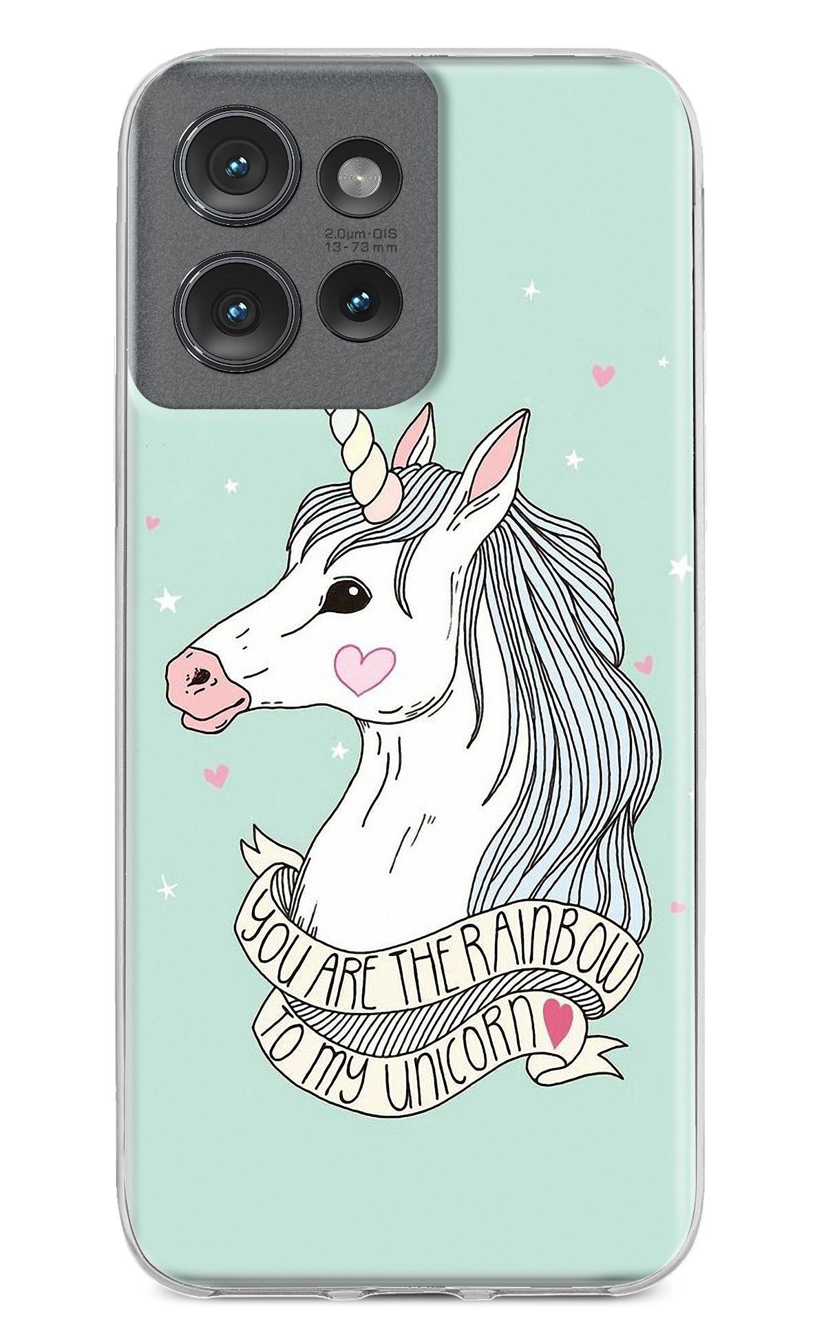 Unicorn Wallpaper Moto Edge 50 Back Cover