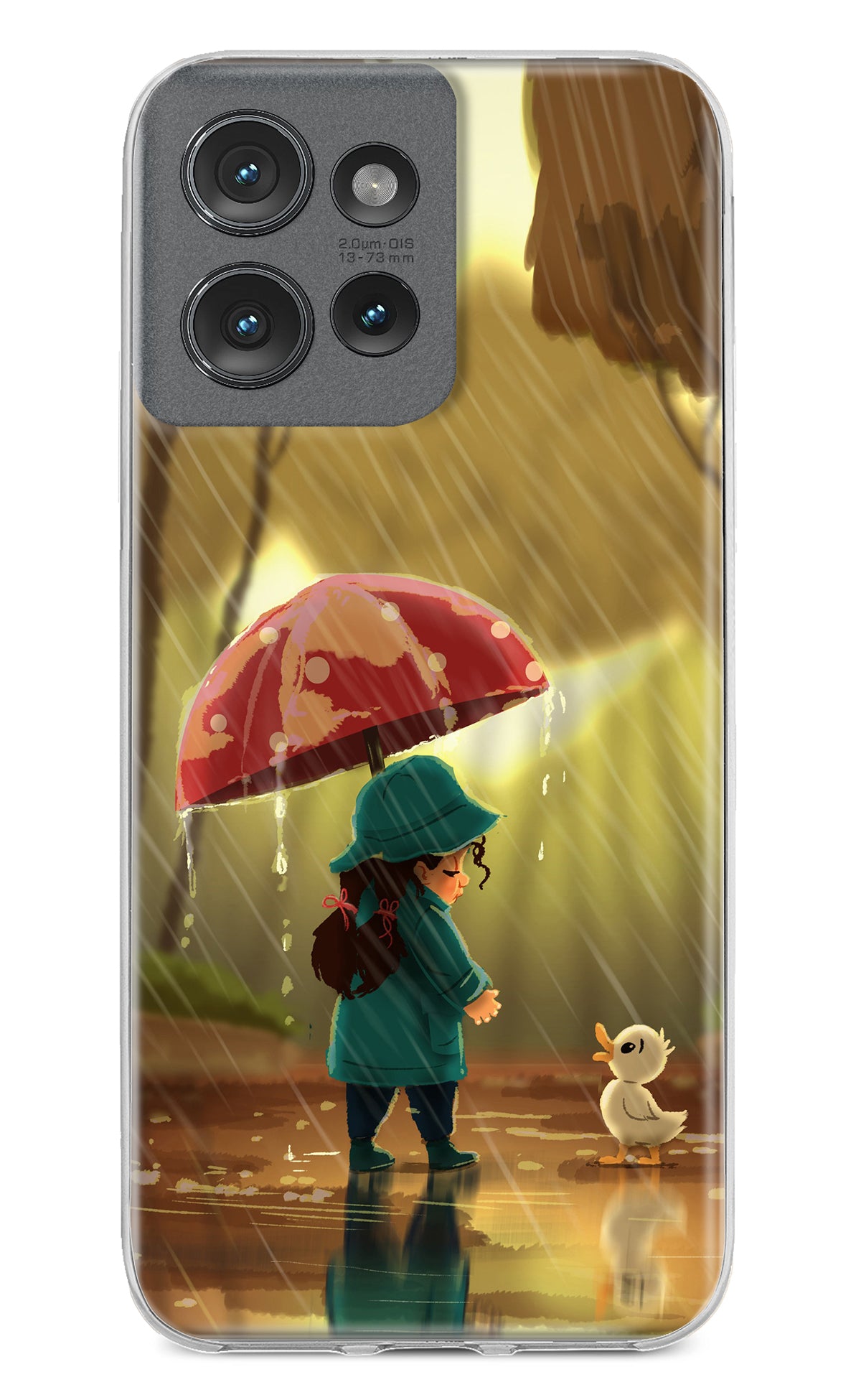 Rainy Day Moto Edge 50 Back Cover