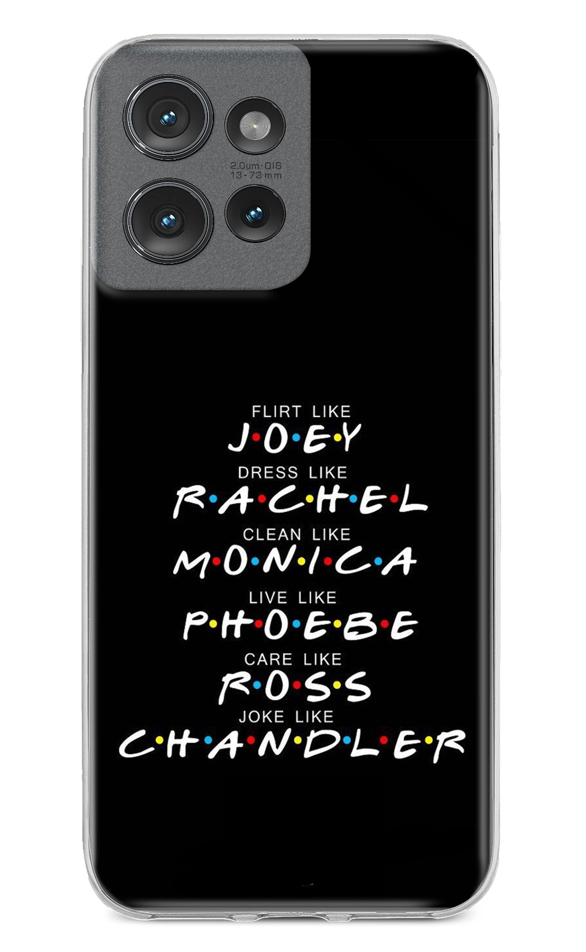 FRIENDS Character Moto Edge 50 Back Cover