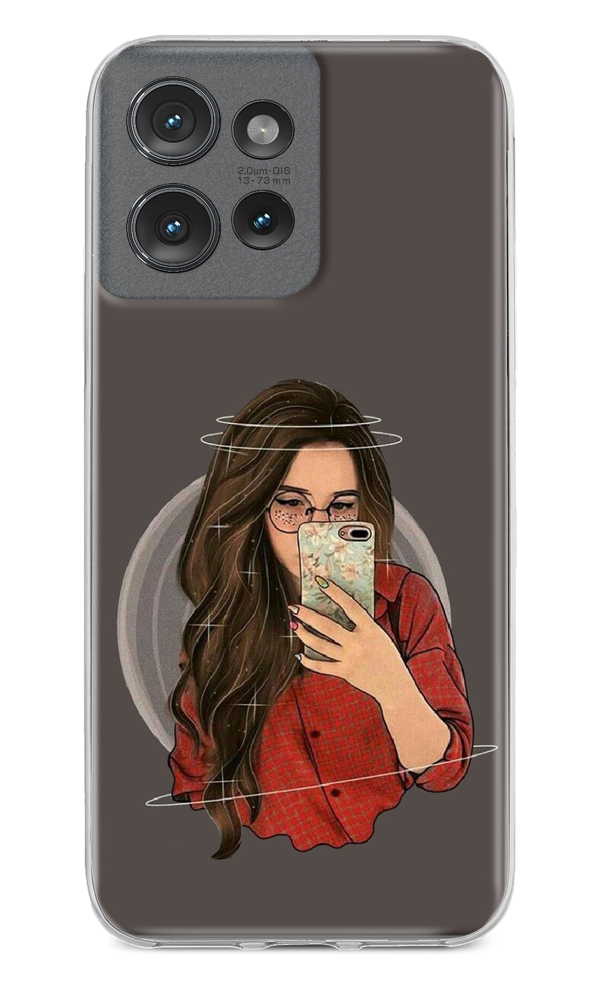 Selfie Queen Moto Edge 50 Back Cover