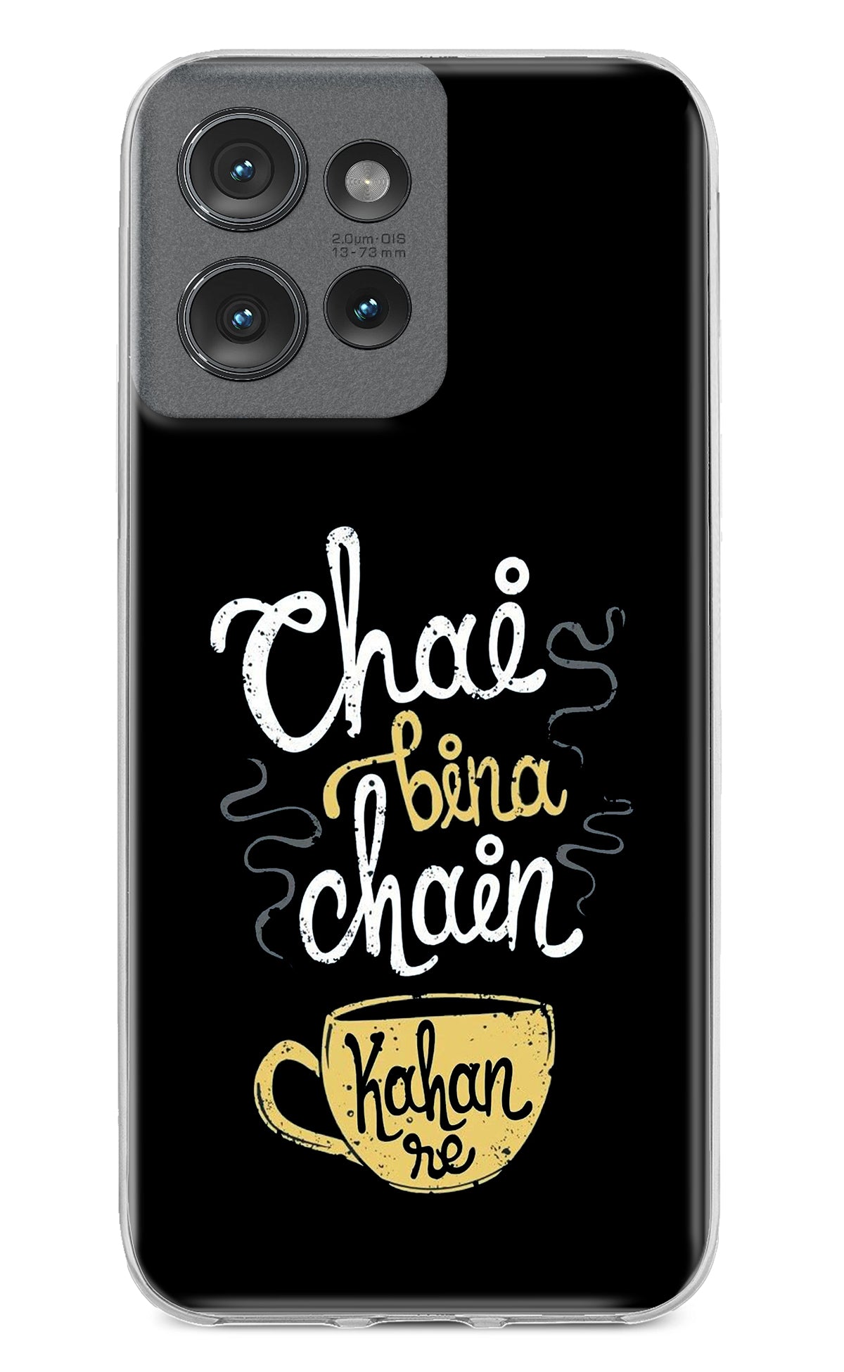 Chai Bina Chain Kaha Re Moto Edge 50 Back Cover