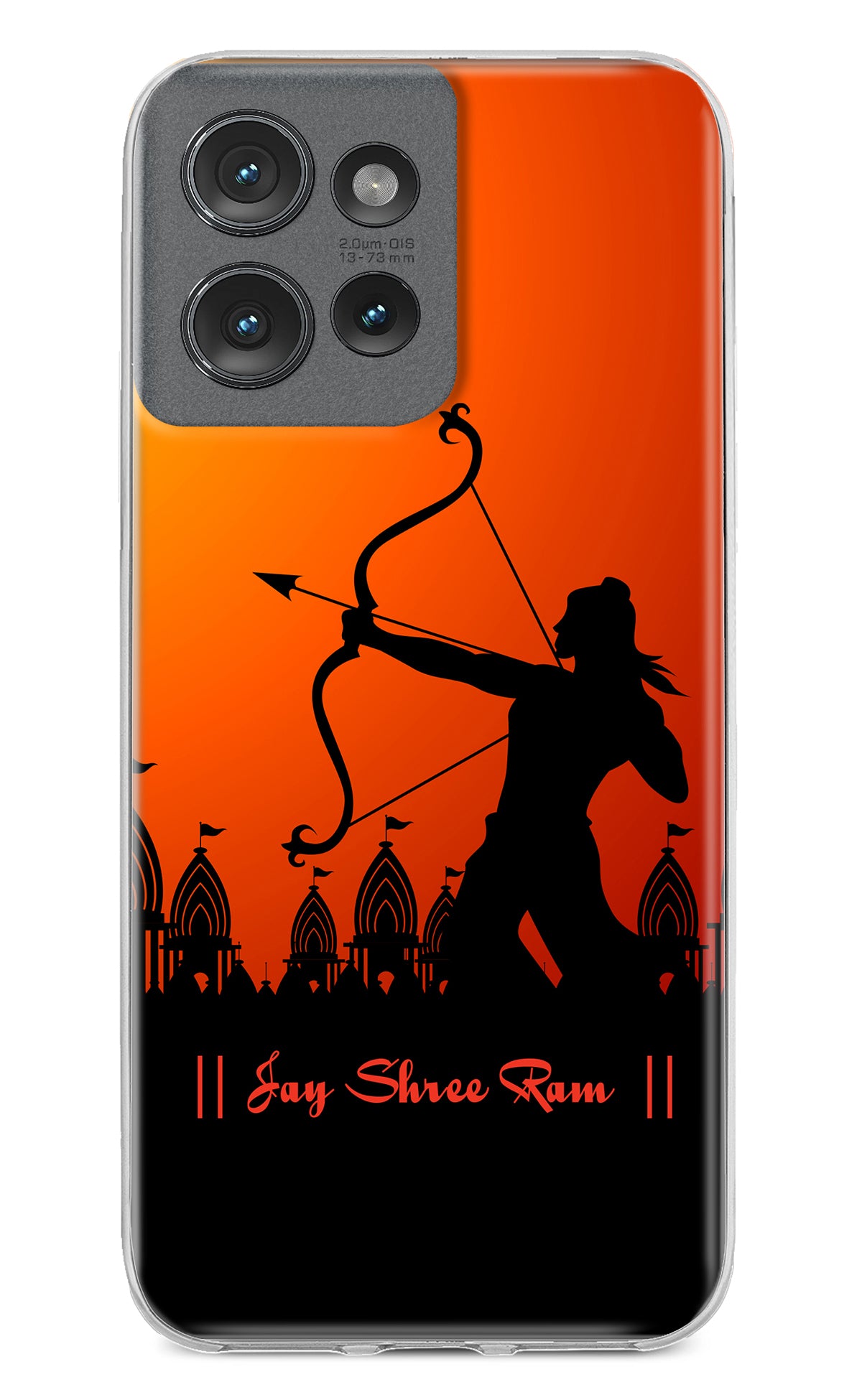 Lord Ram - 4 Moto Edge 50 Back Cover